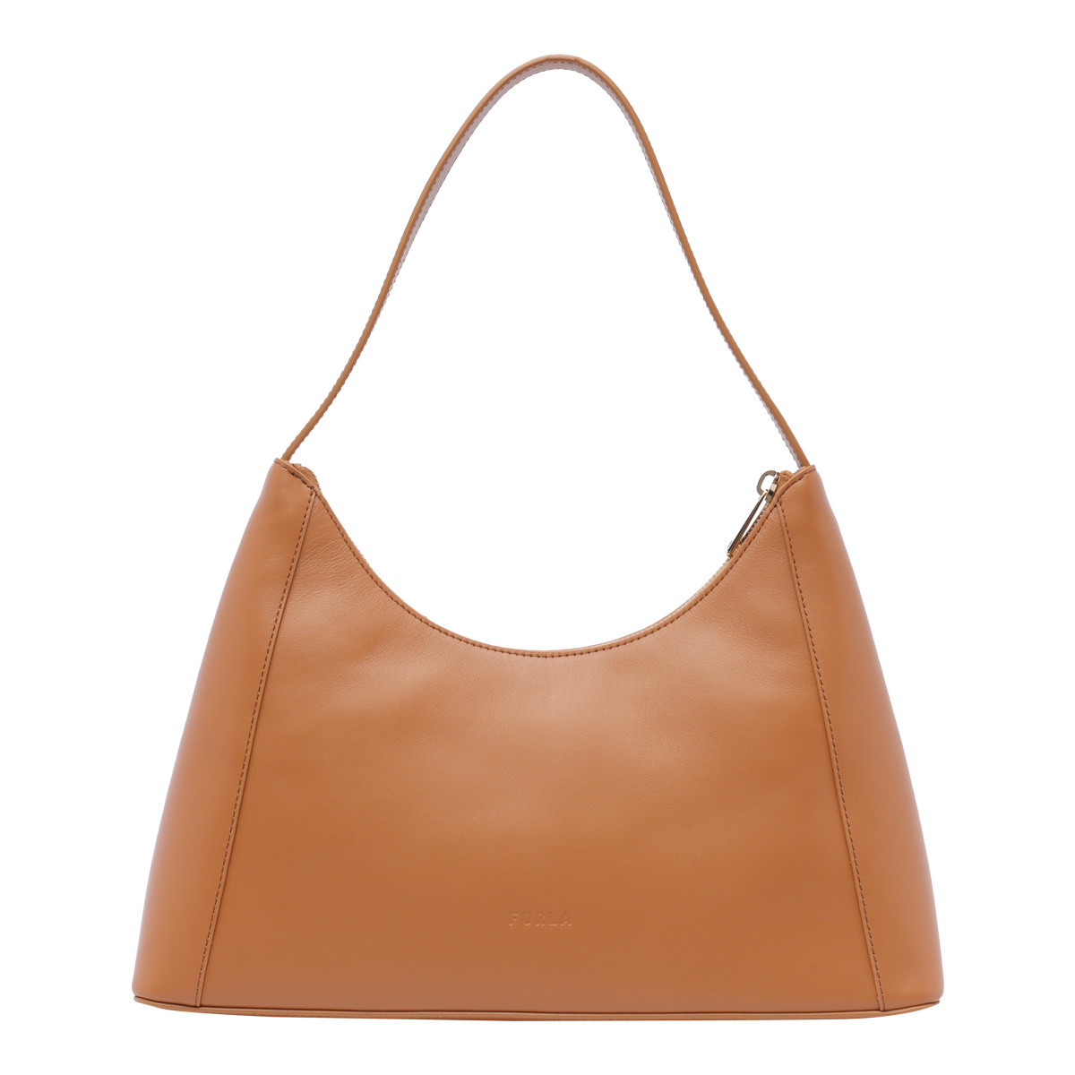 Furla Small Diamante Bag Shoulder Strap In Orange
