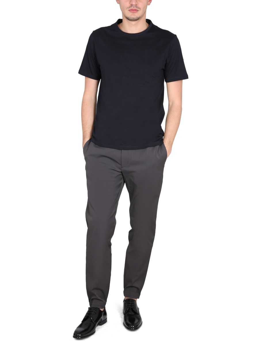 Shop Theory Round Neck T-shirt In Black