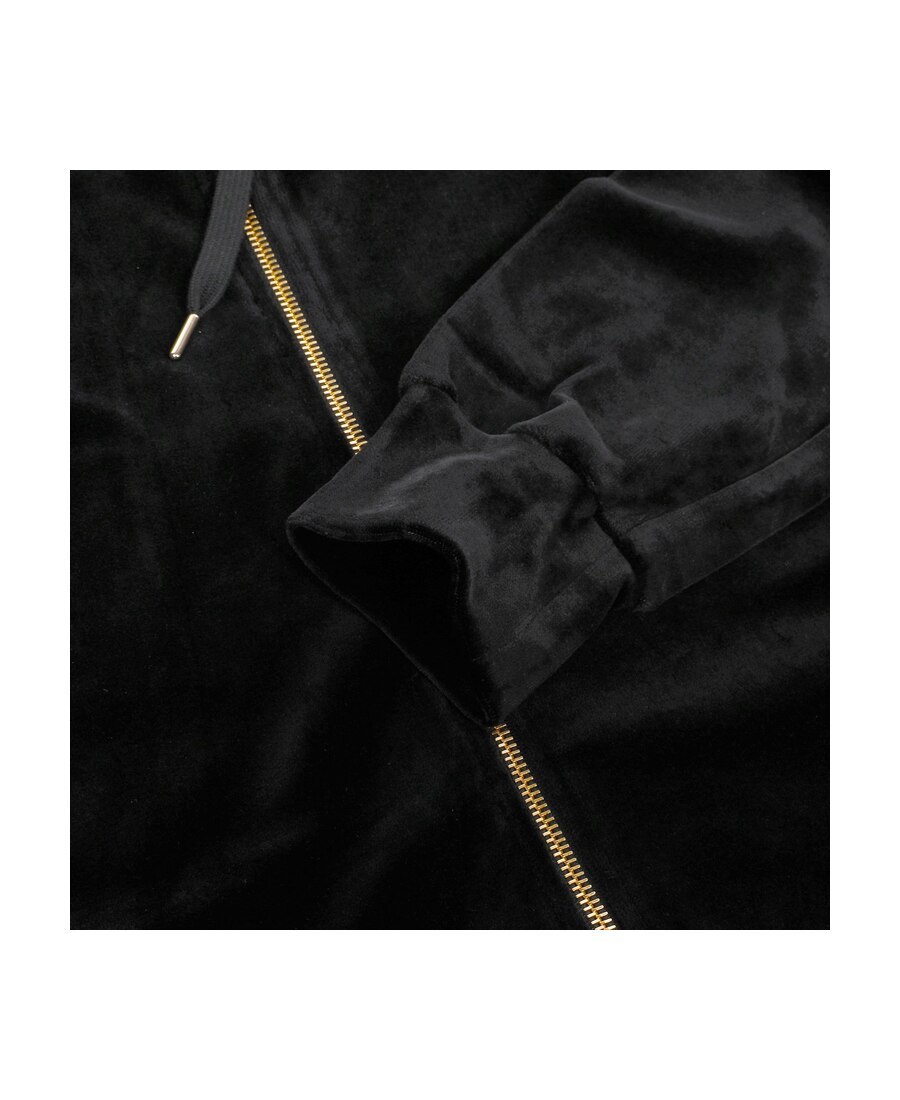Versace Greco Velvet Casual Jacket In Black