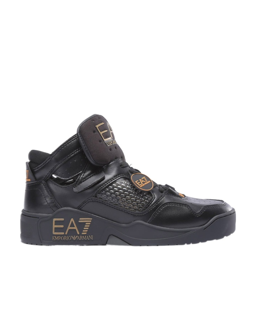 Ea7 Ultimate Kombat High-top Sneakers In Black