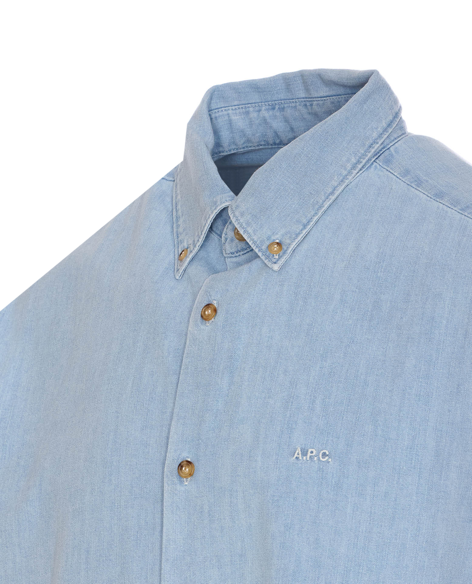 Apc A.p.c. Chemise Mathias In Blue
