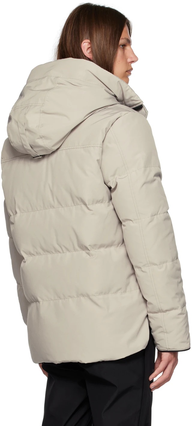 Canada Goose Macmillan Hooded Down Jacket In White