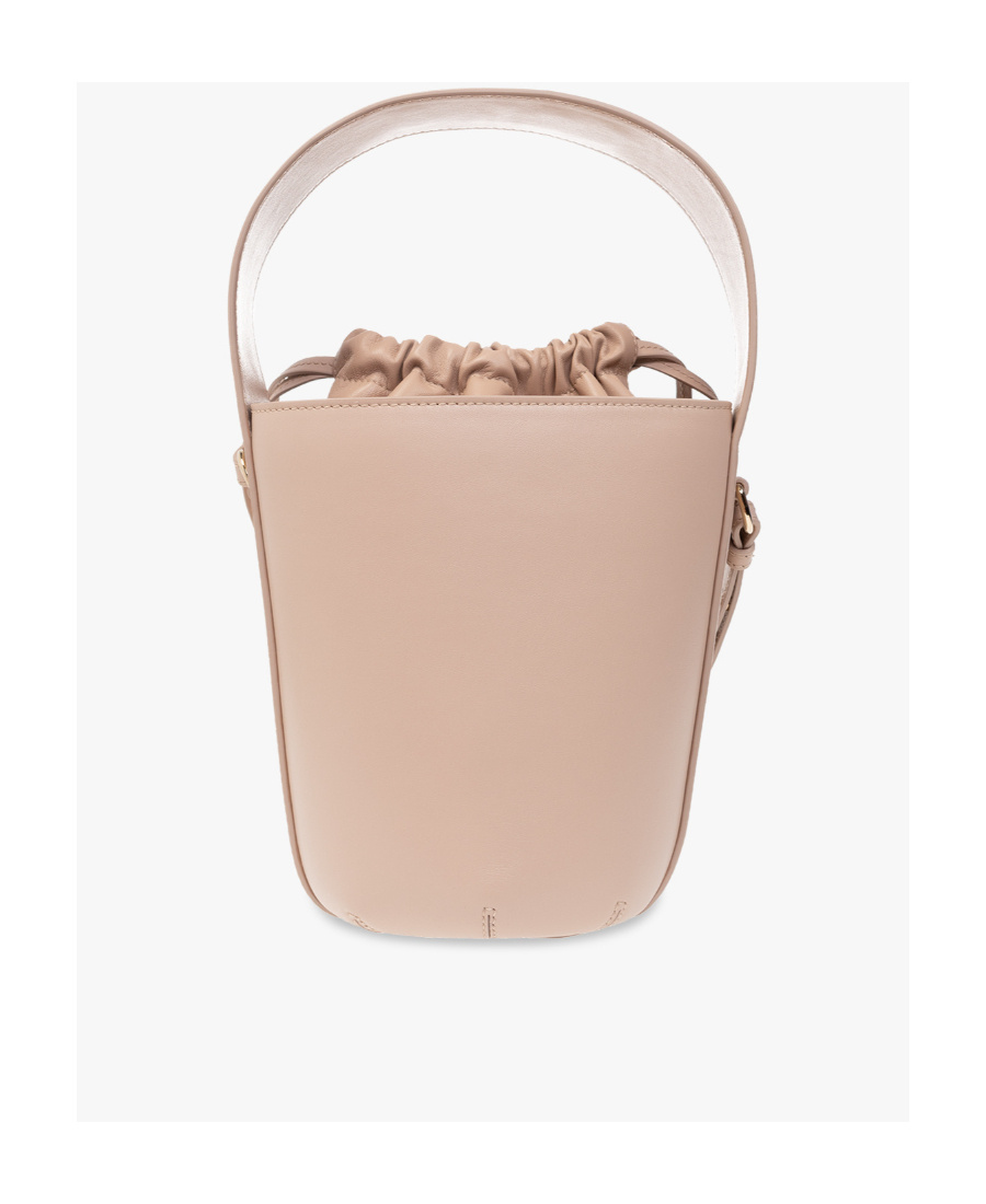 Chloé Sense Leather Bucket Bag In Nude