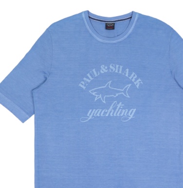 PAUL & SHARK PRINTED T-SHIRT WITH ROUND NECK