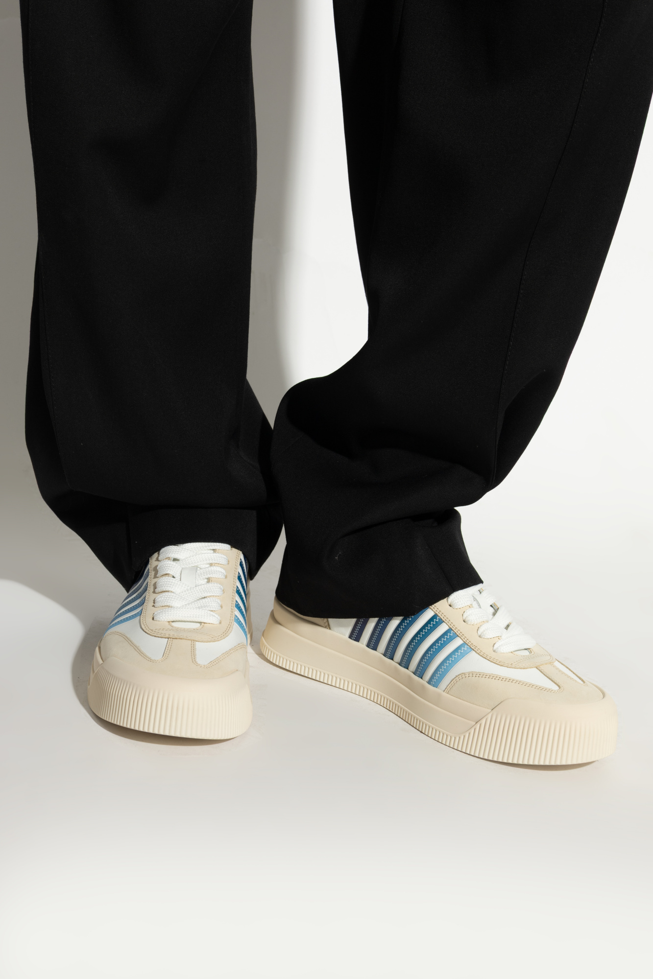 Dsquared2 Boxer Sneakers In Nude