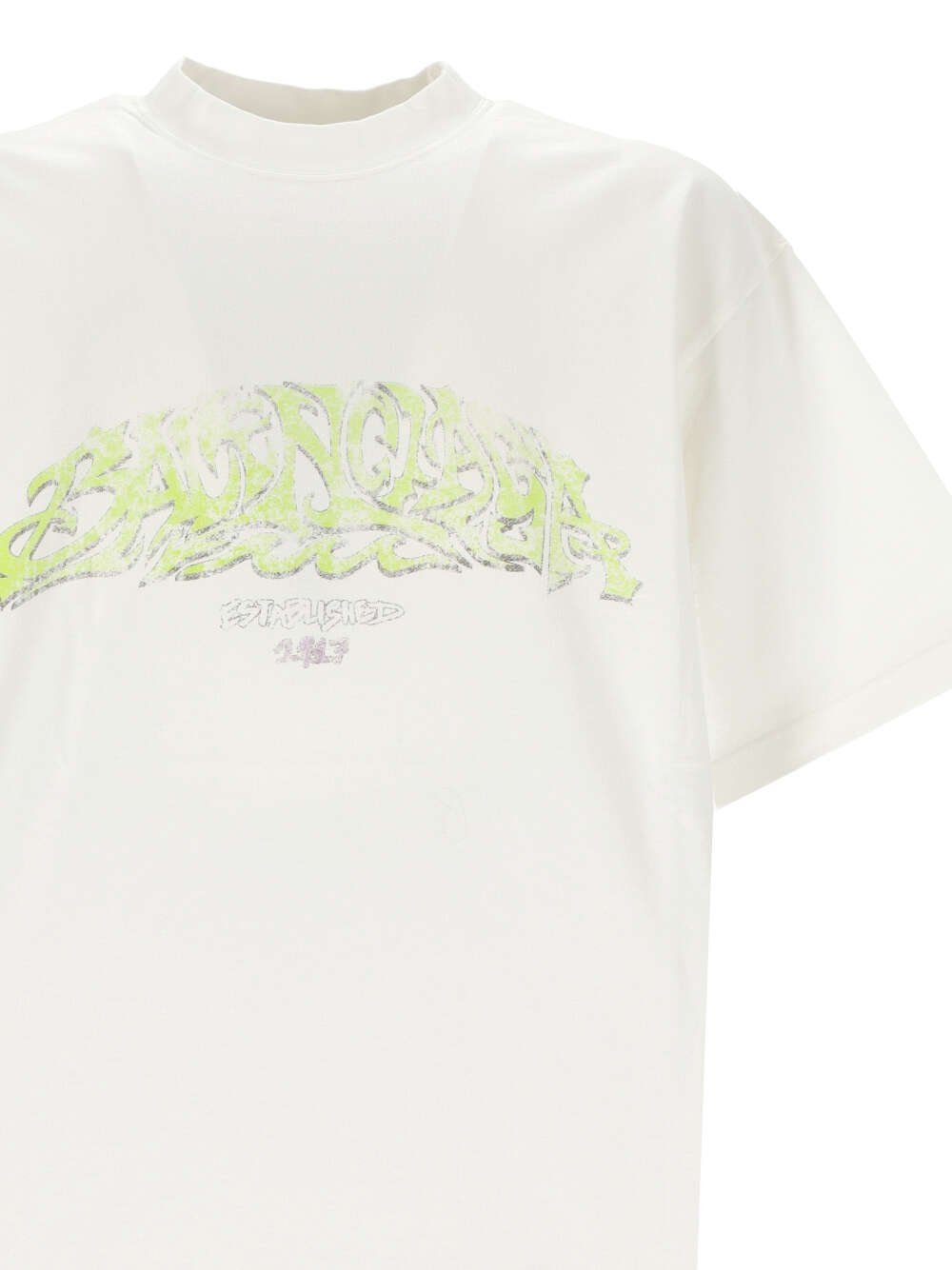 BALENCIAGA LOGO-PRINT COTTON T-SHIRT