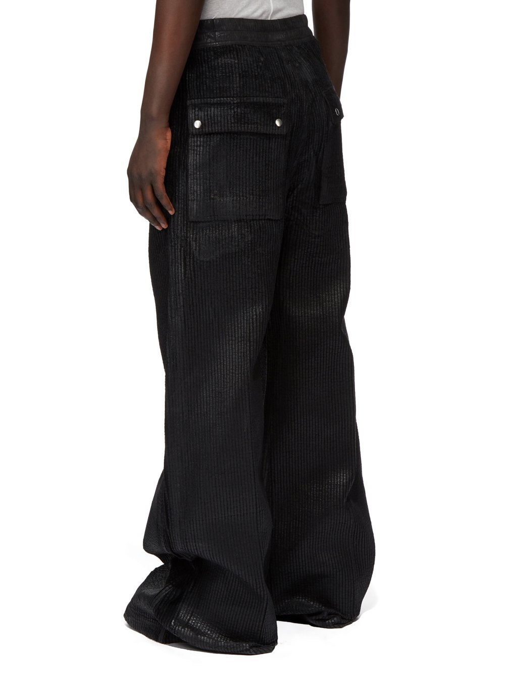 Rick Owens Drkshdw Corduroy Casual Pants In Black
