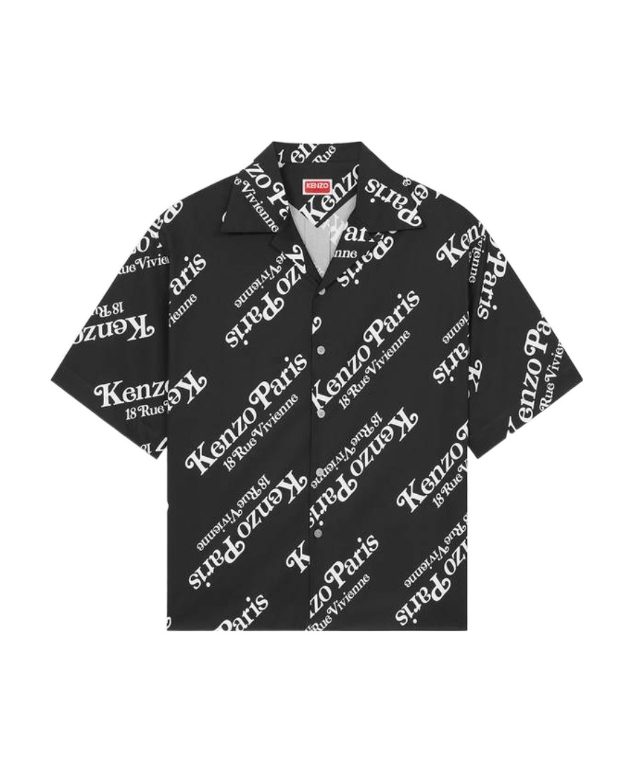 KENZO KENZO MONOGRAM PRINTED BUTTONED SHIRT