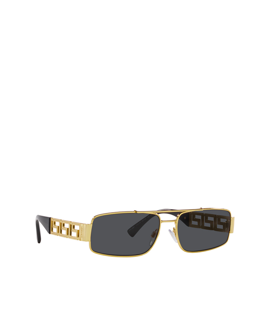 Versace Eyewear Rectangular Frame Sunglasses In Black