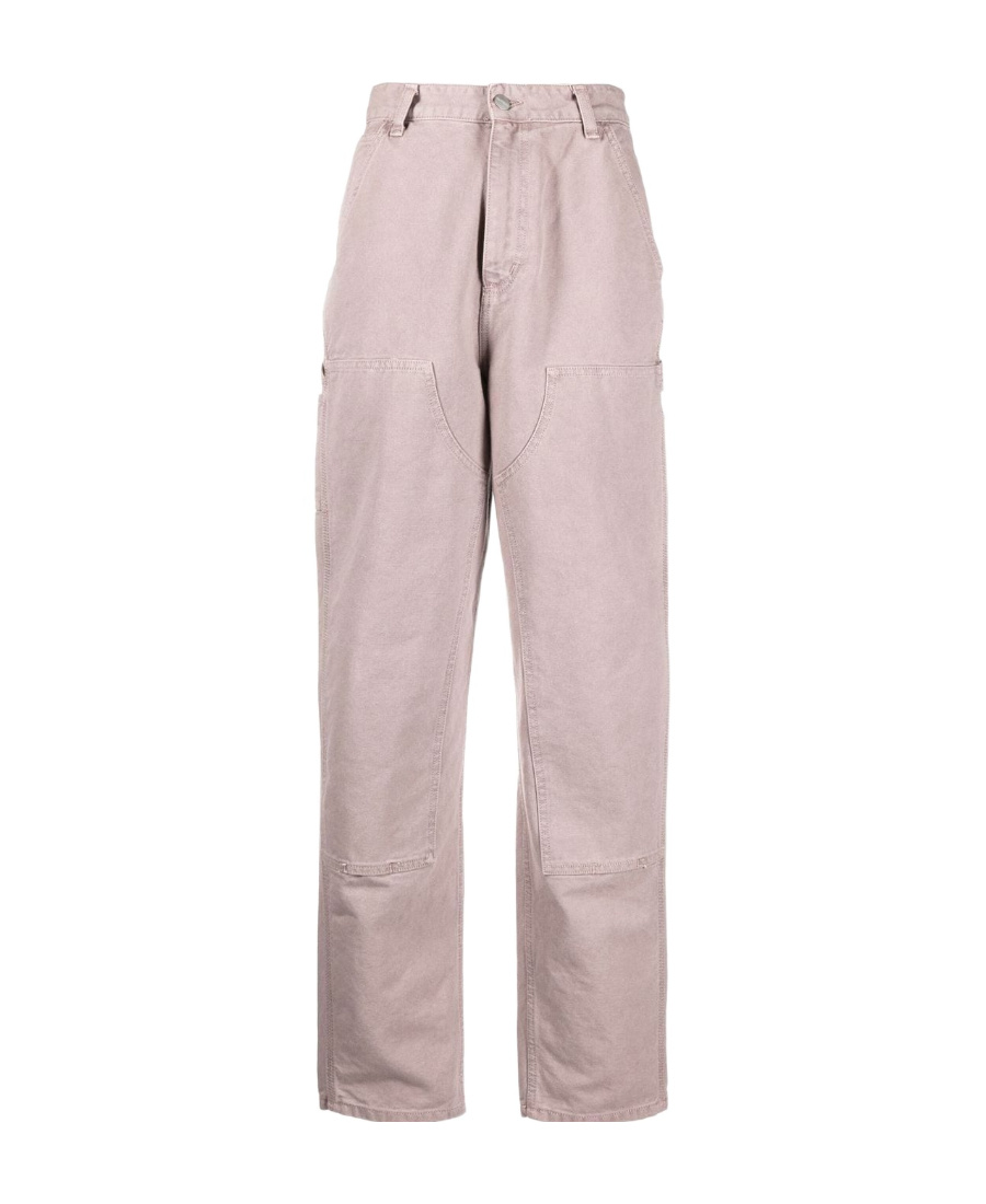 Carhartt Logo Casual Pants In Pink