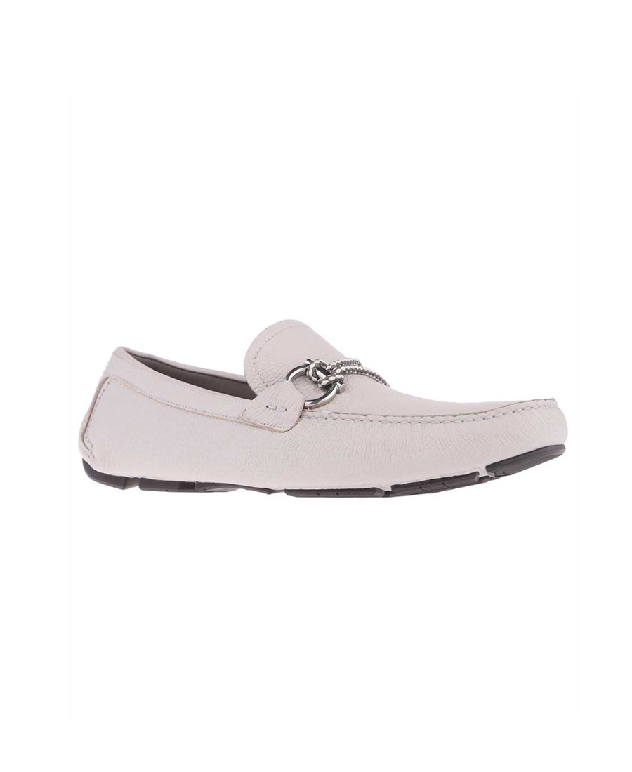 FERRAGAMO DRIVER GANCINI-ORNAMENT LOAFERS