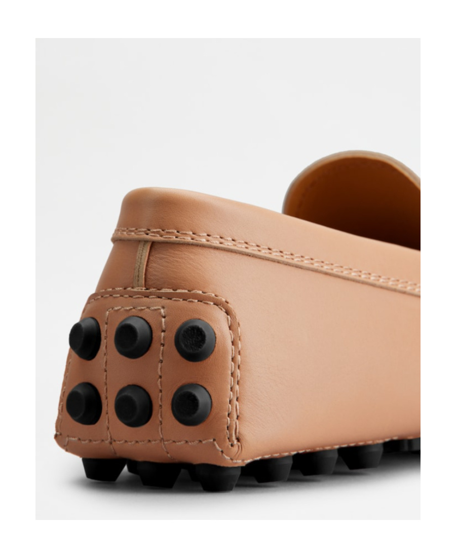 Tod's Gommino Macro 52k Leather Loafers In Pink