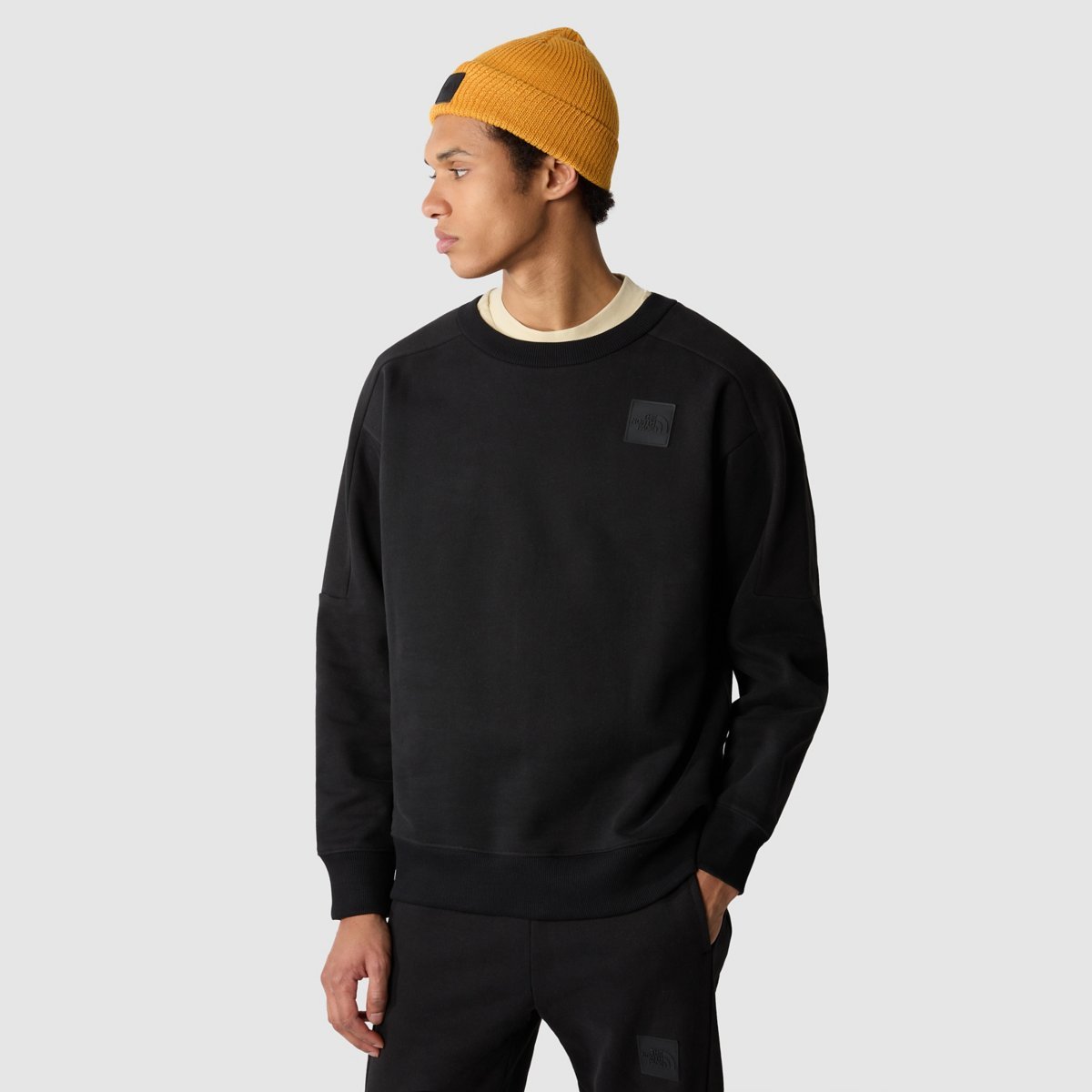 Shop The North Face The 489 Cotton Sweatshirt In Black