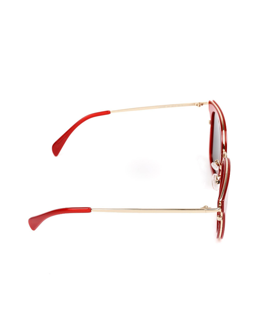 Celine Square Sunglasses In Red