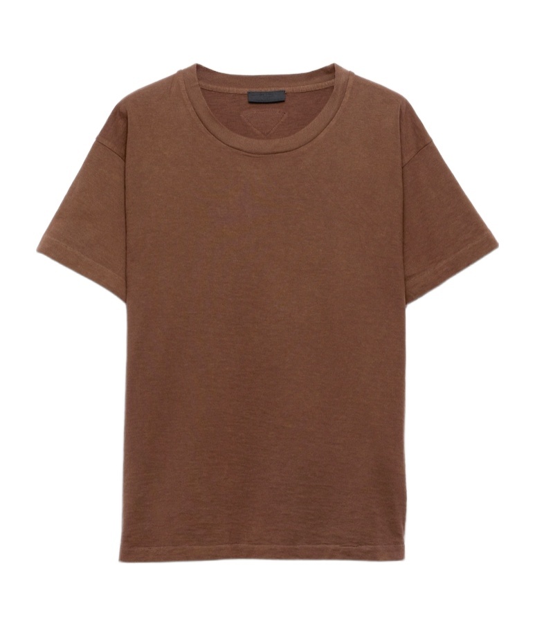 Prada Klassisches T-shirt In Brown