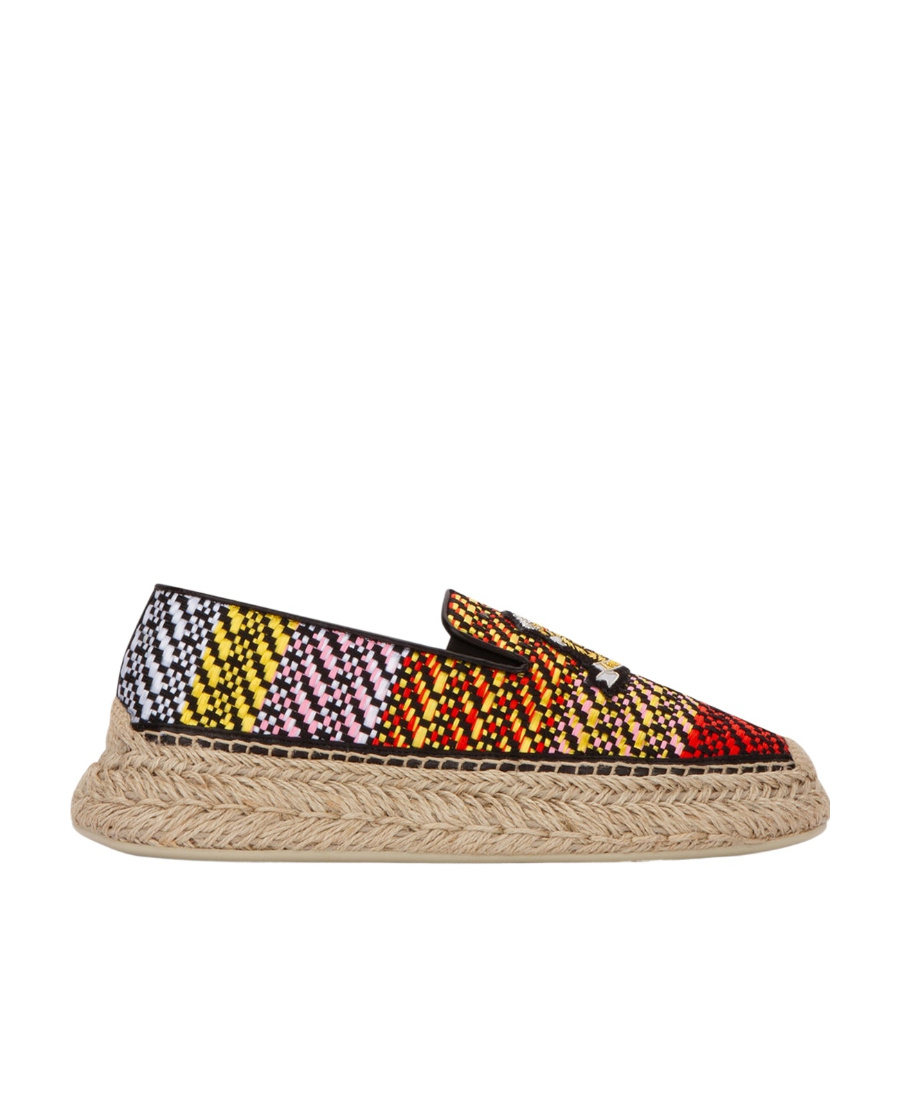 Christian Louboutin Espananou Embroidered Espadrilles In Multicolor
