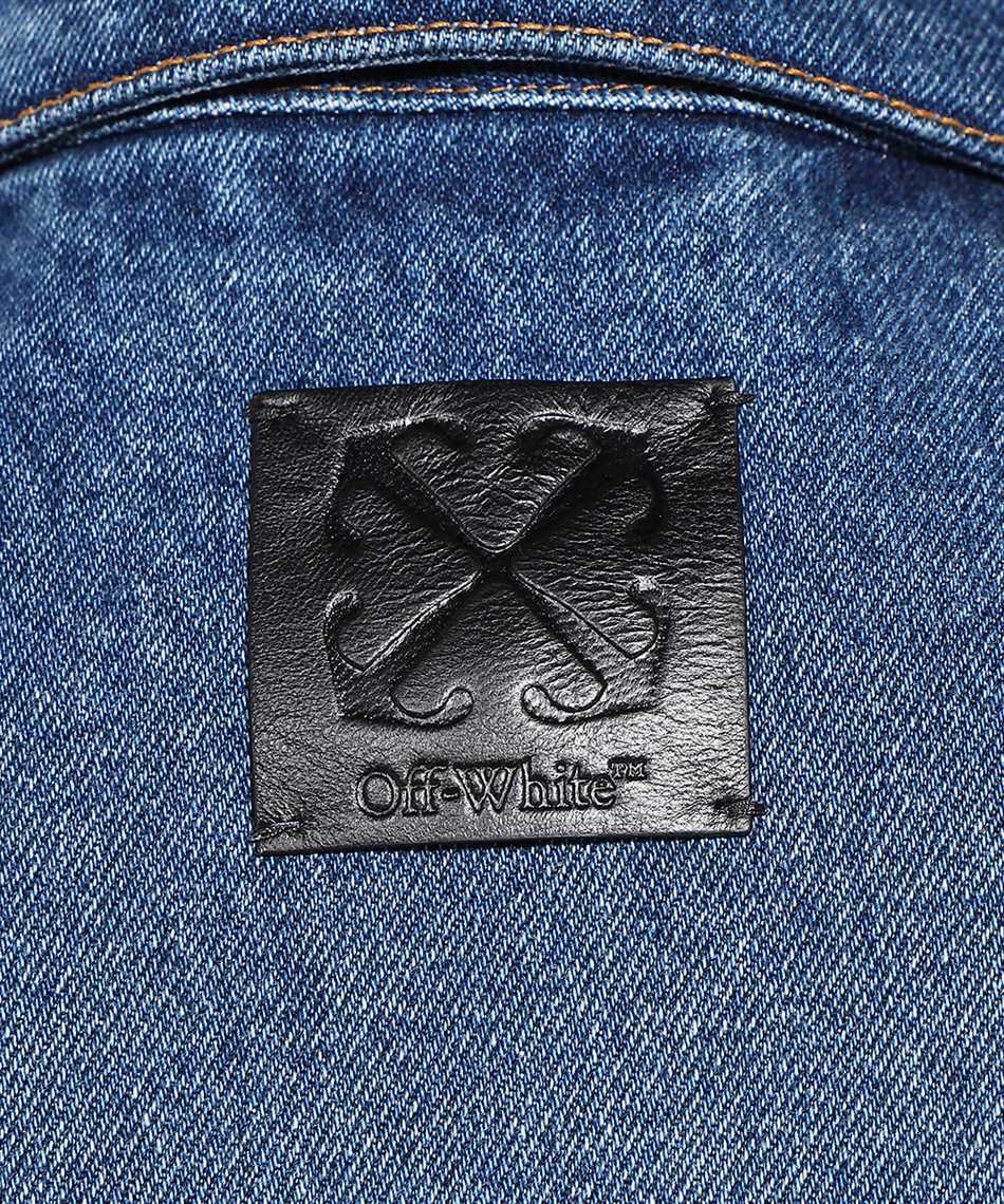 Off-white Buttoned Denim Vest In Blue