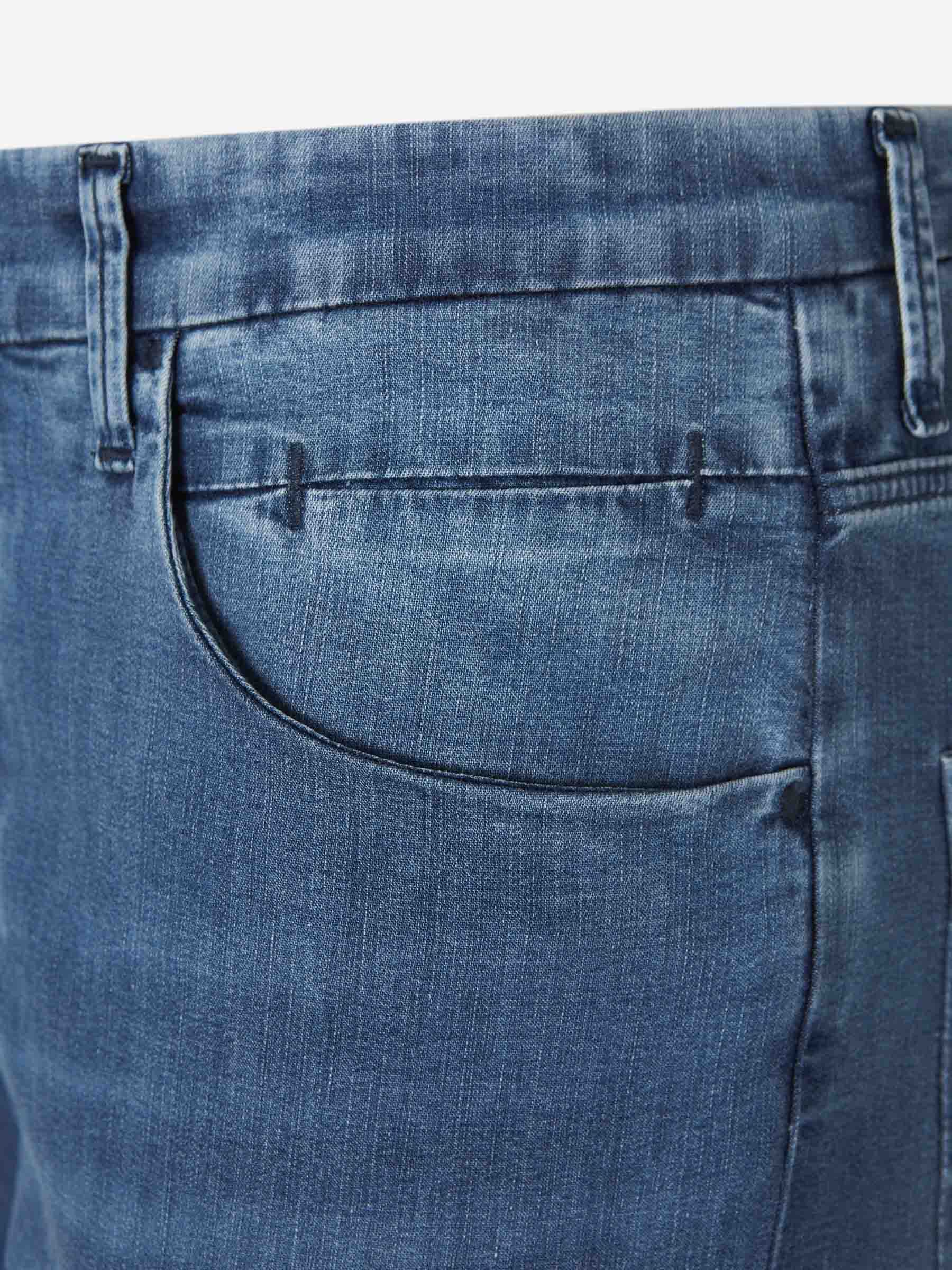 Incotex Stretch Denim Jeans In Blue
