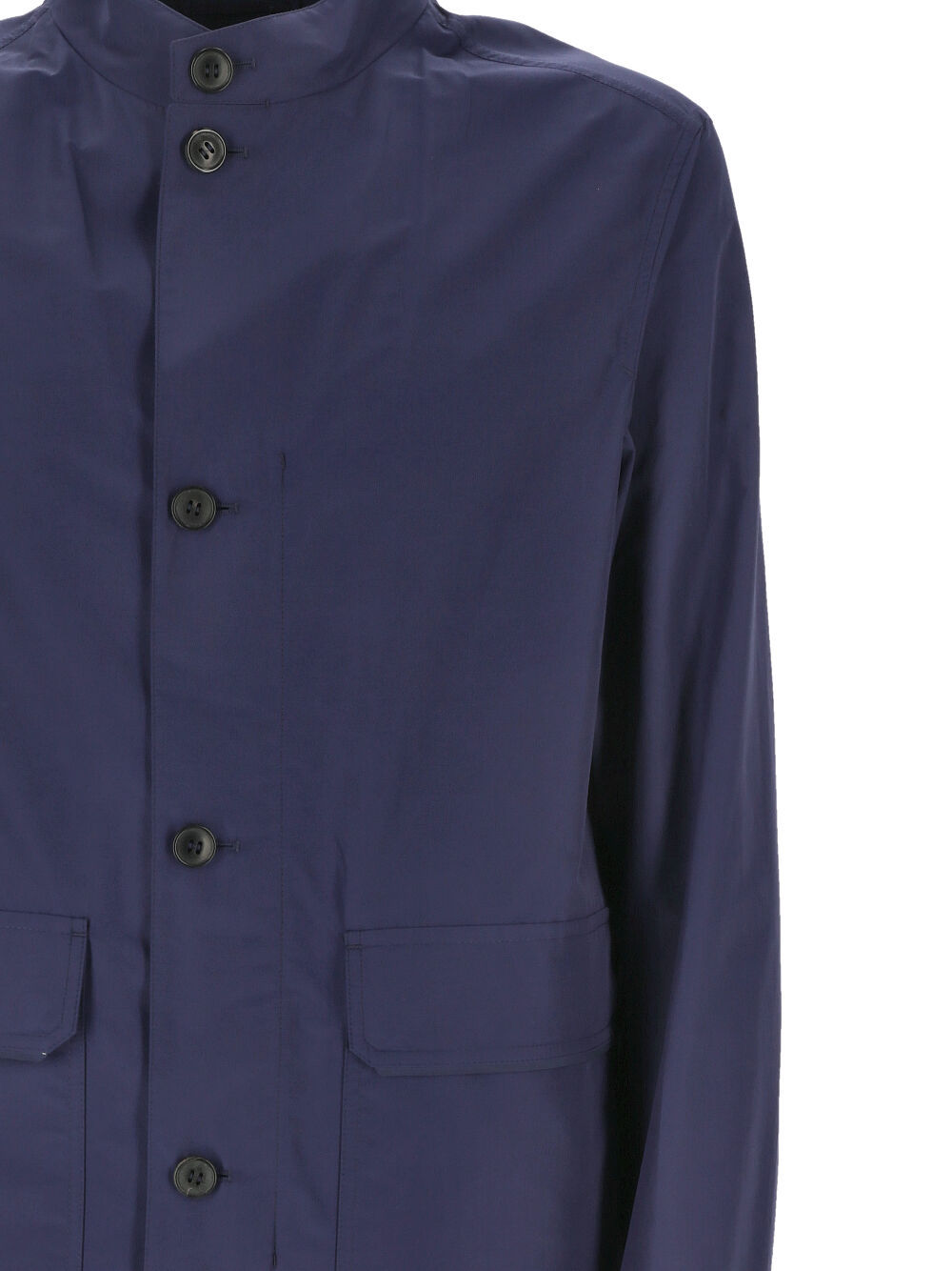 ZEGNA Z ZEGNA LONG-SLEEVED MOCK NECK JACKET