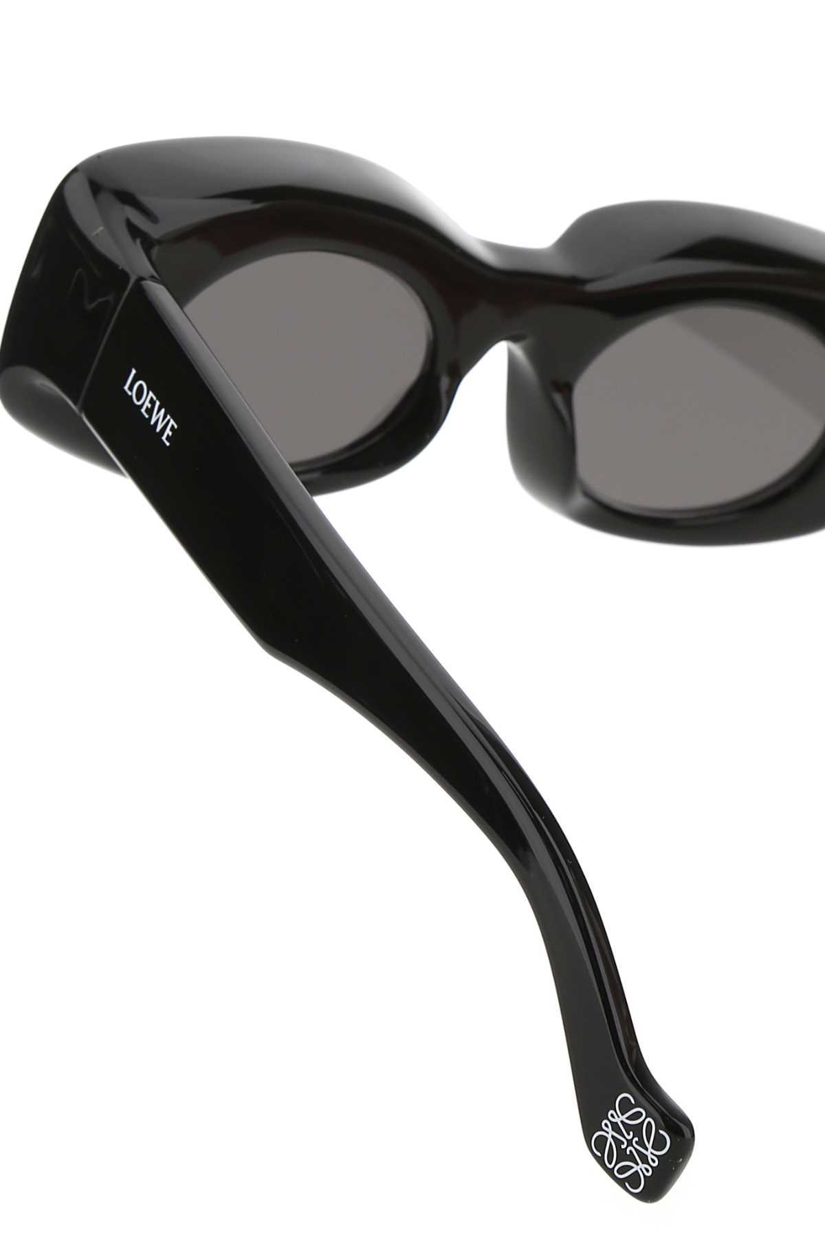 Loewe Rectangular Frame Sunglasses In Black