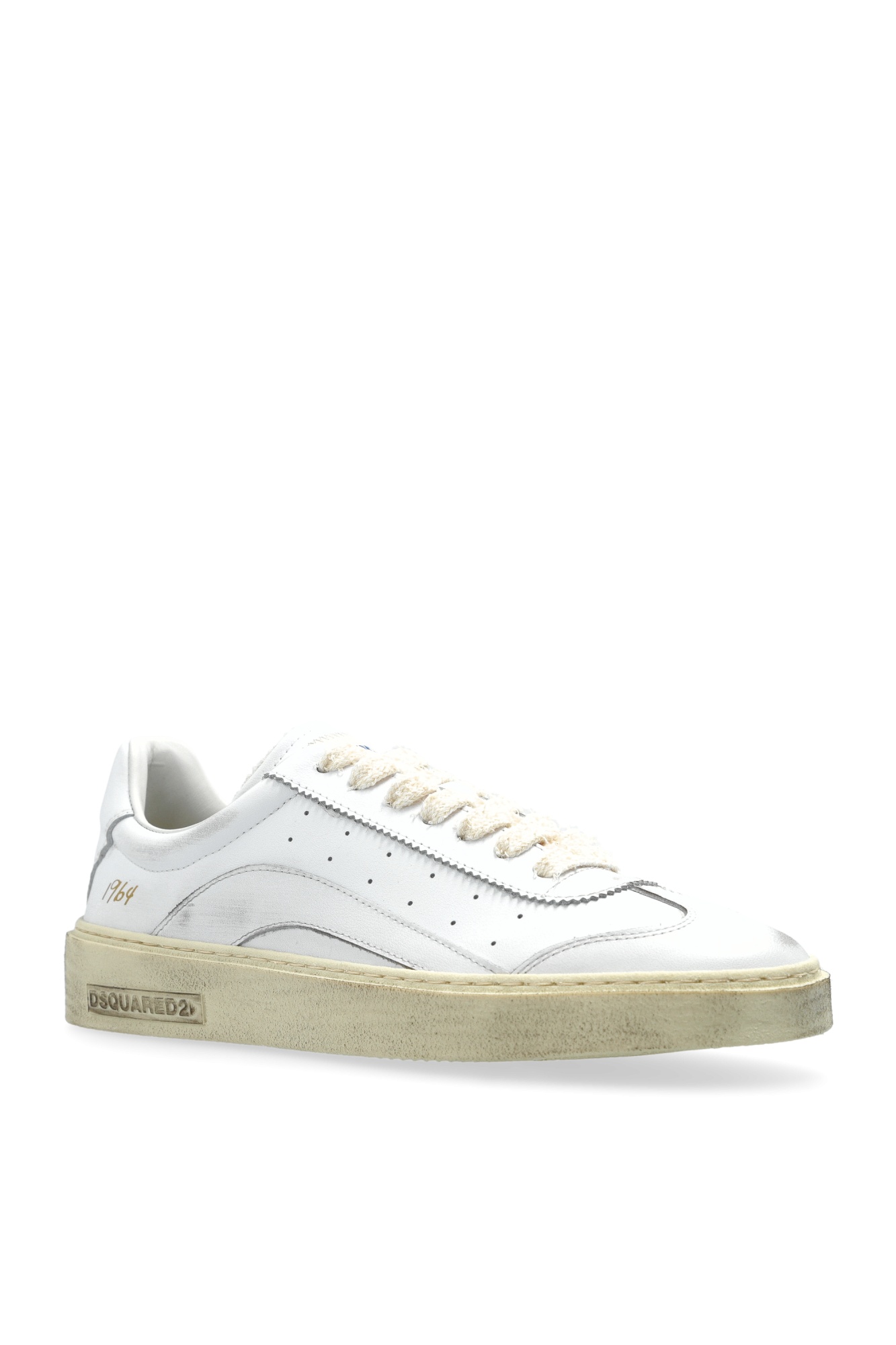 Dsquared2 Dsquared White Leather Rider Sneakers
