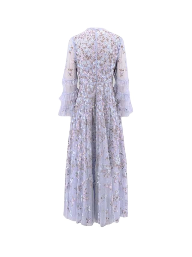 Needle & Thread Everett Bloom Gown In Gray