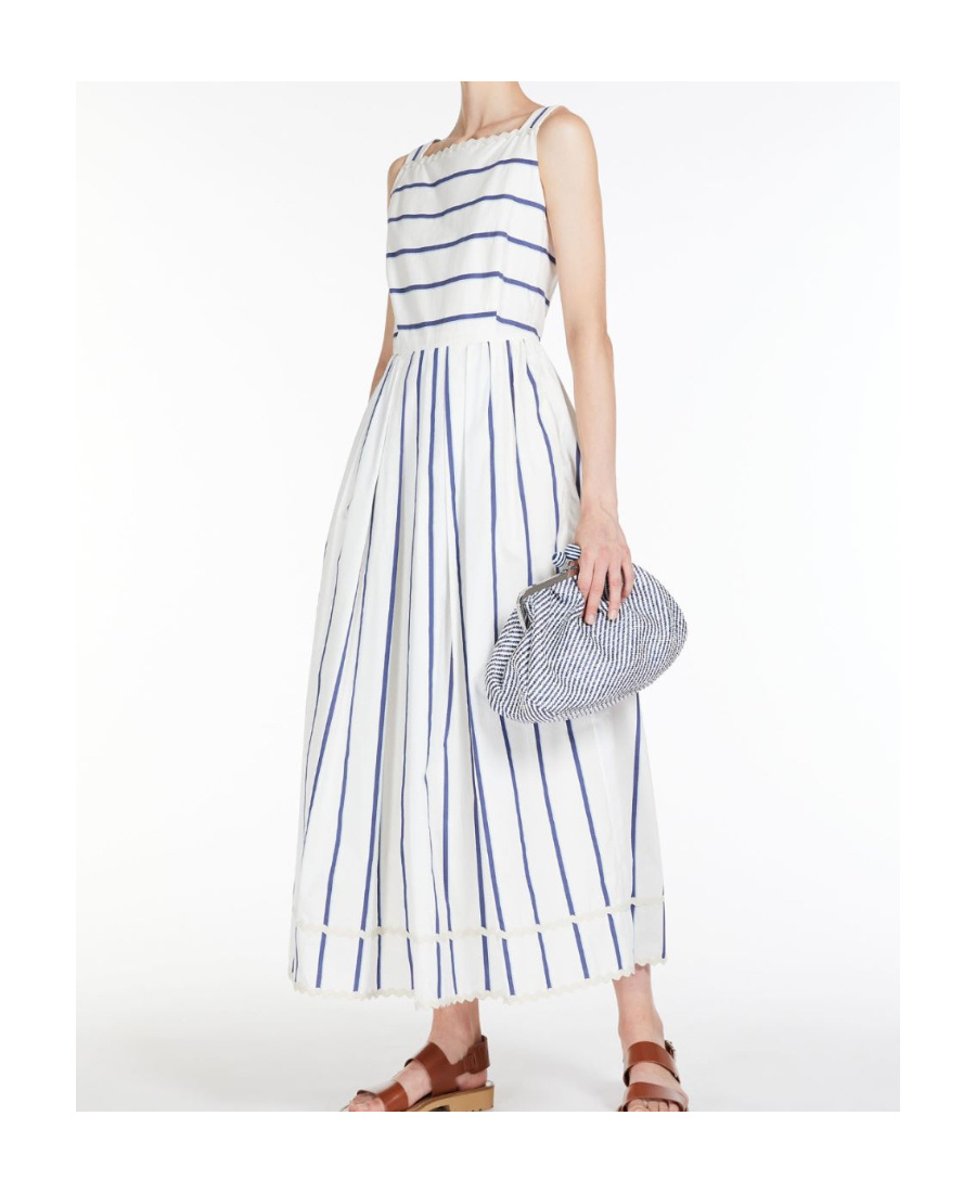 Weekend Max Mara Logo Dress In White