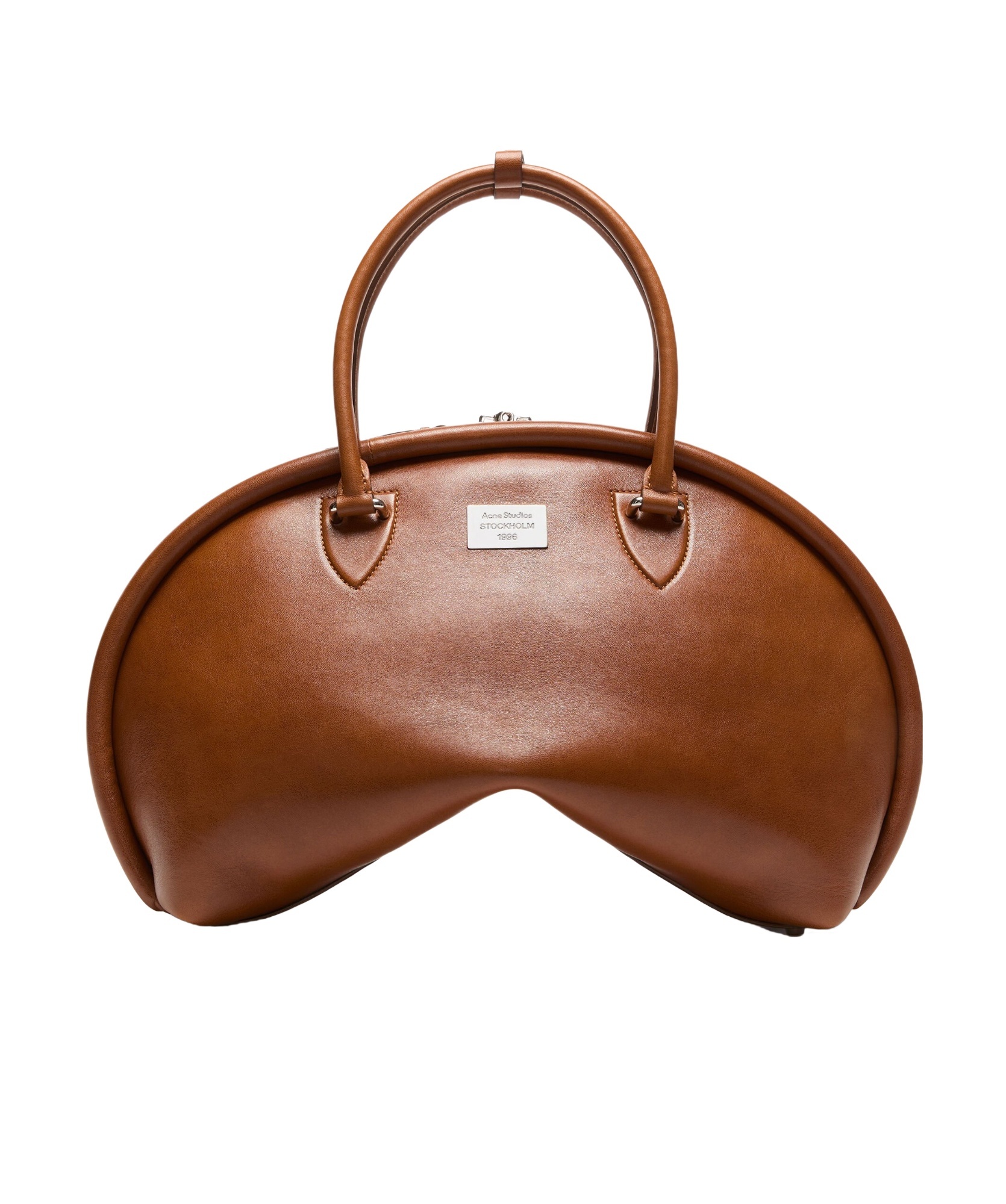 Shop Acne Studios Leather Shoulder Bag In Brown