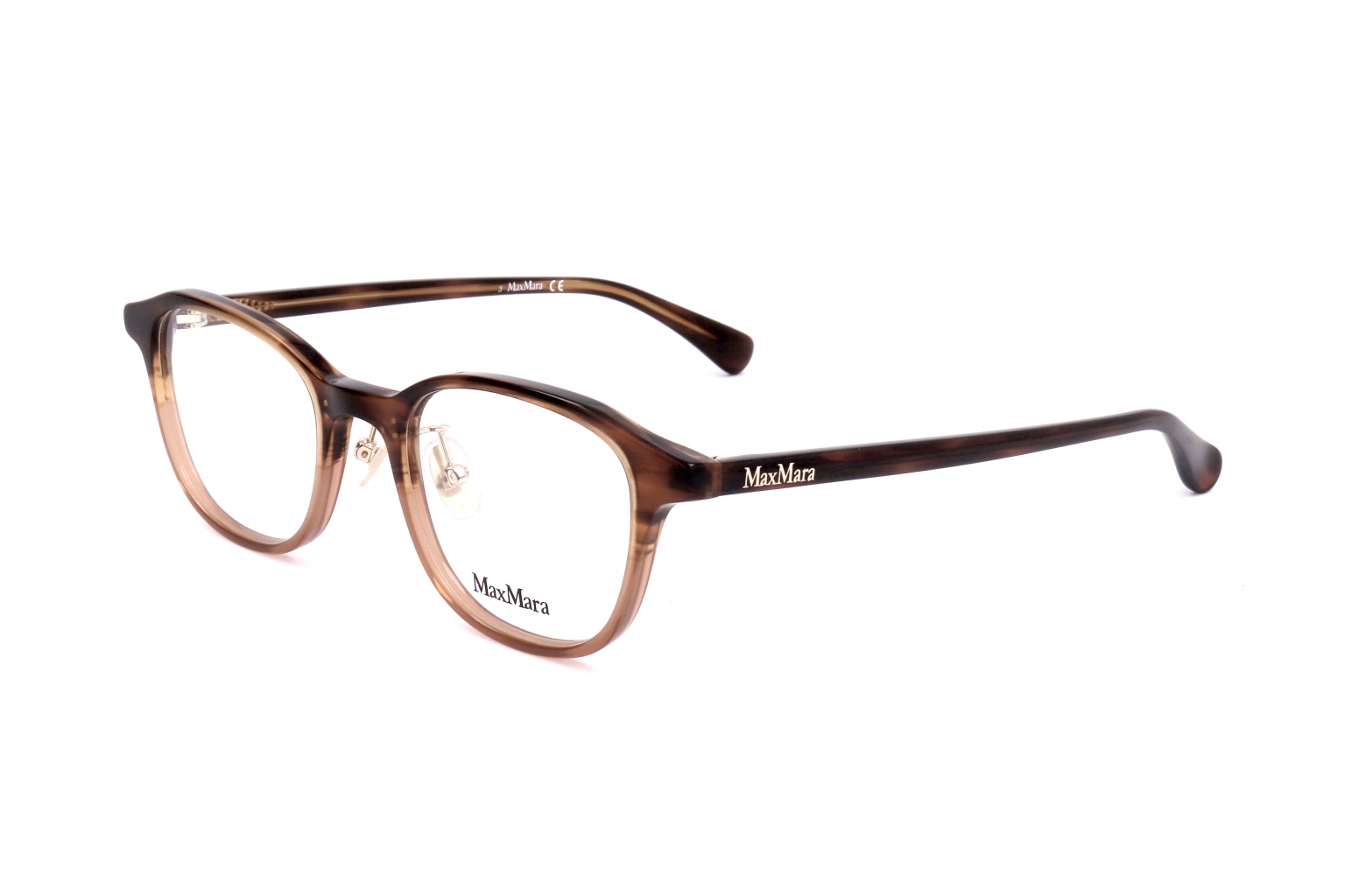 Max Mara Rectangle Frame Glasses In White