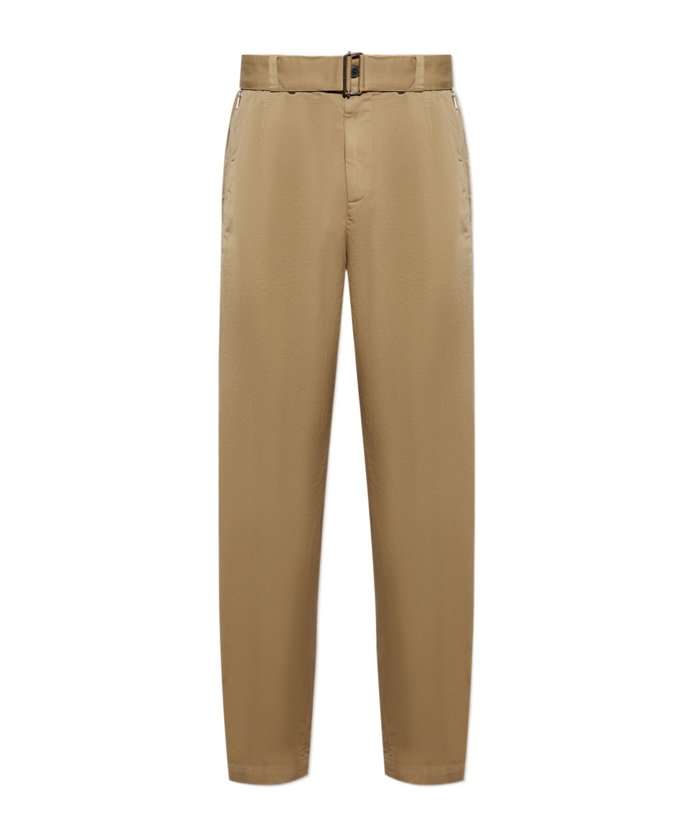 Dries Van Noten Belt-loop Casual Pants In Green