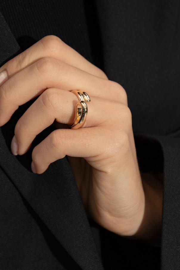 Bottega Veneta Annular Ring In Yellow