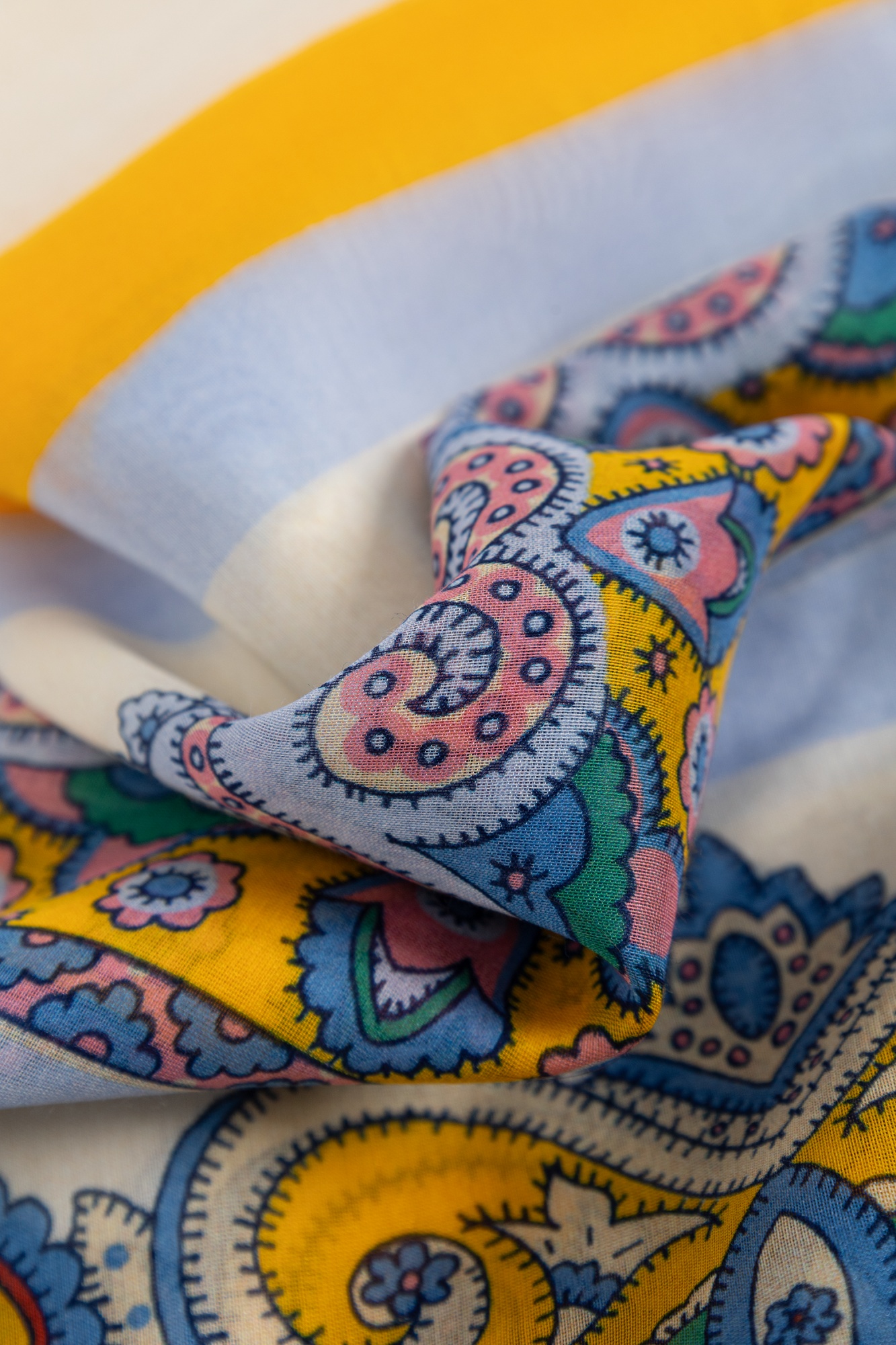 Etro Cotton Scarf In Nude