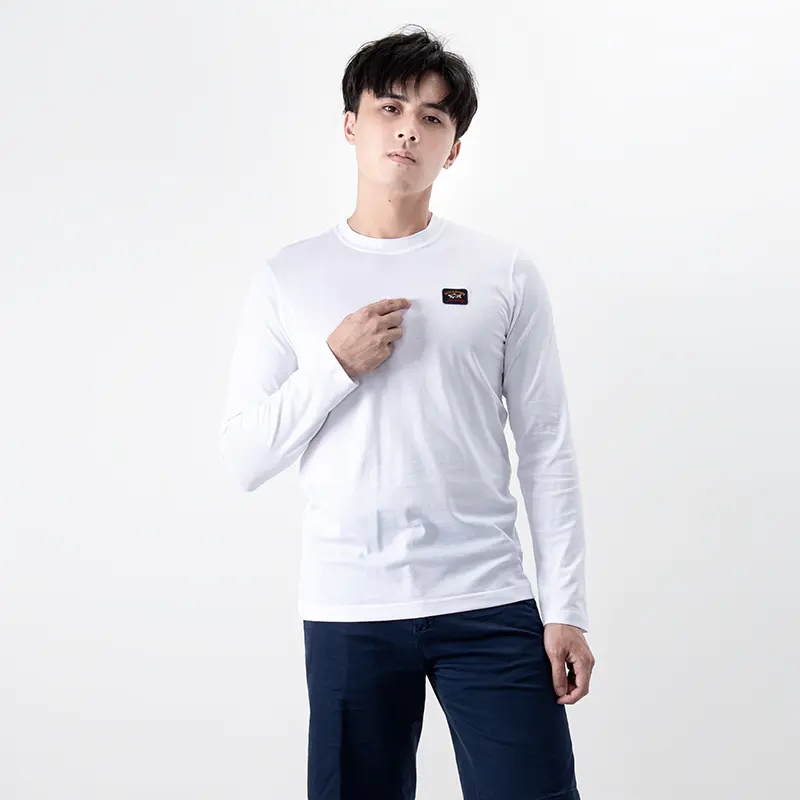 PAUL & SHARK T-SHIRT WITH ROUND NECK AND LONG SLEEVES