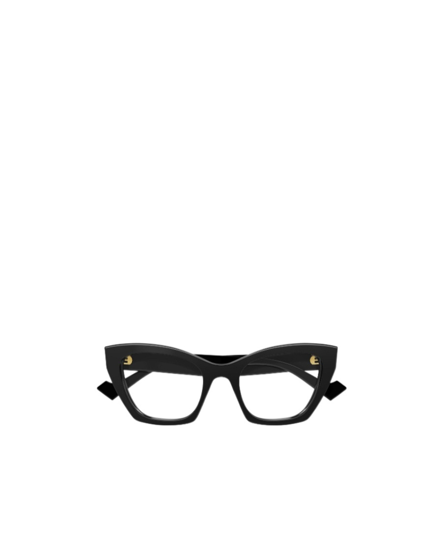 Gucci Logo-plaque Cat-eye-frame Glasses In Black