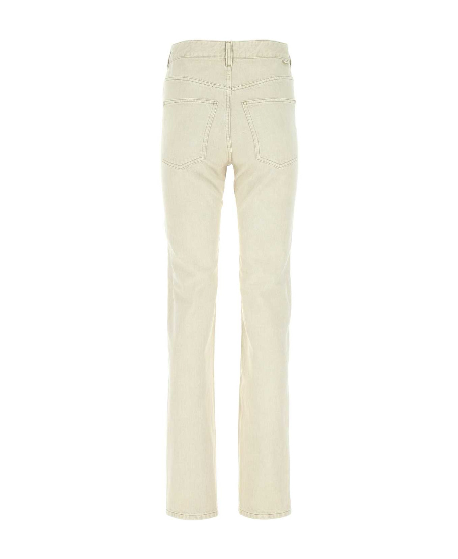 Shop Isabel Marant Étoile High-waist Straight-leg Jeans In Nude