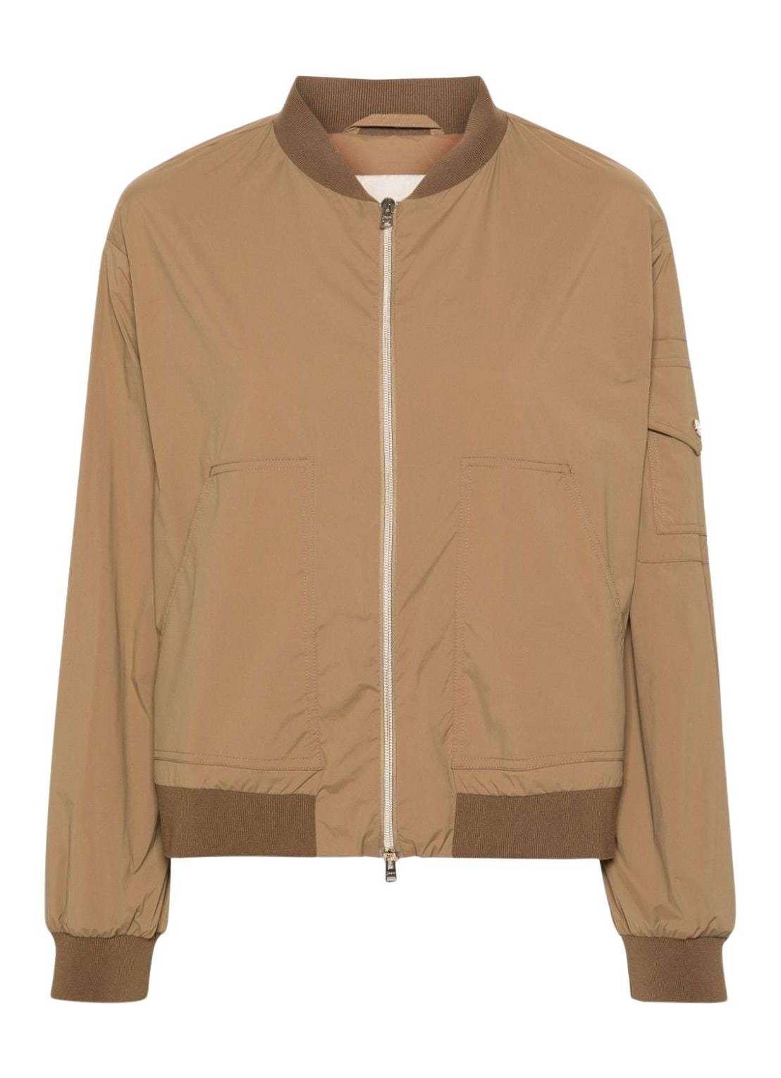 Herno Lightweight Bomber Jacket In Green