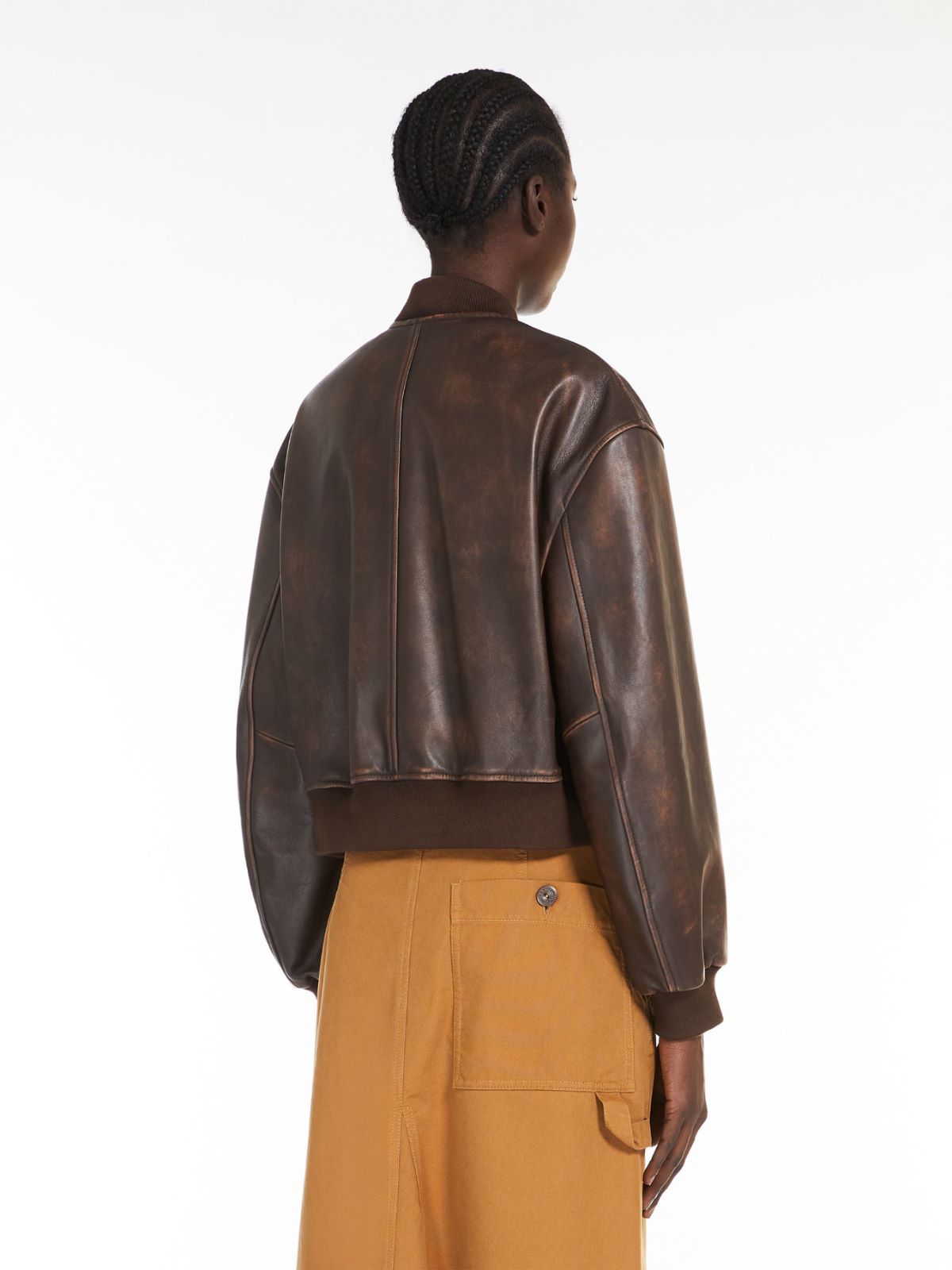 Weekend Max Mara Bomber Jacket In Black