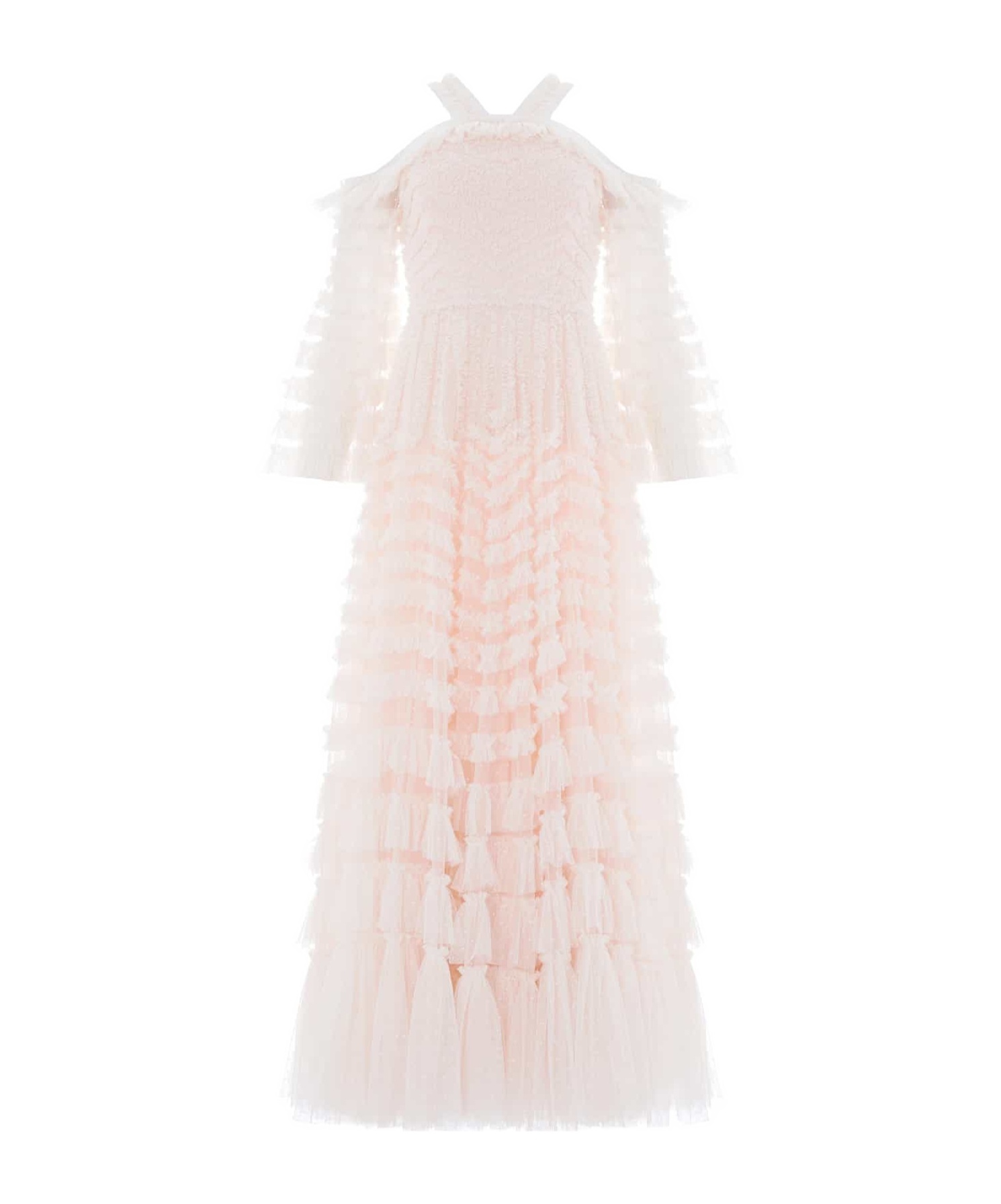 Needle & Thread La Vie En Rose Off-shoulder Gown In Multi