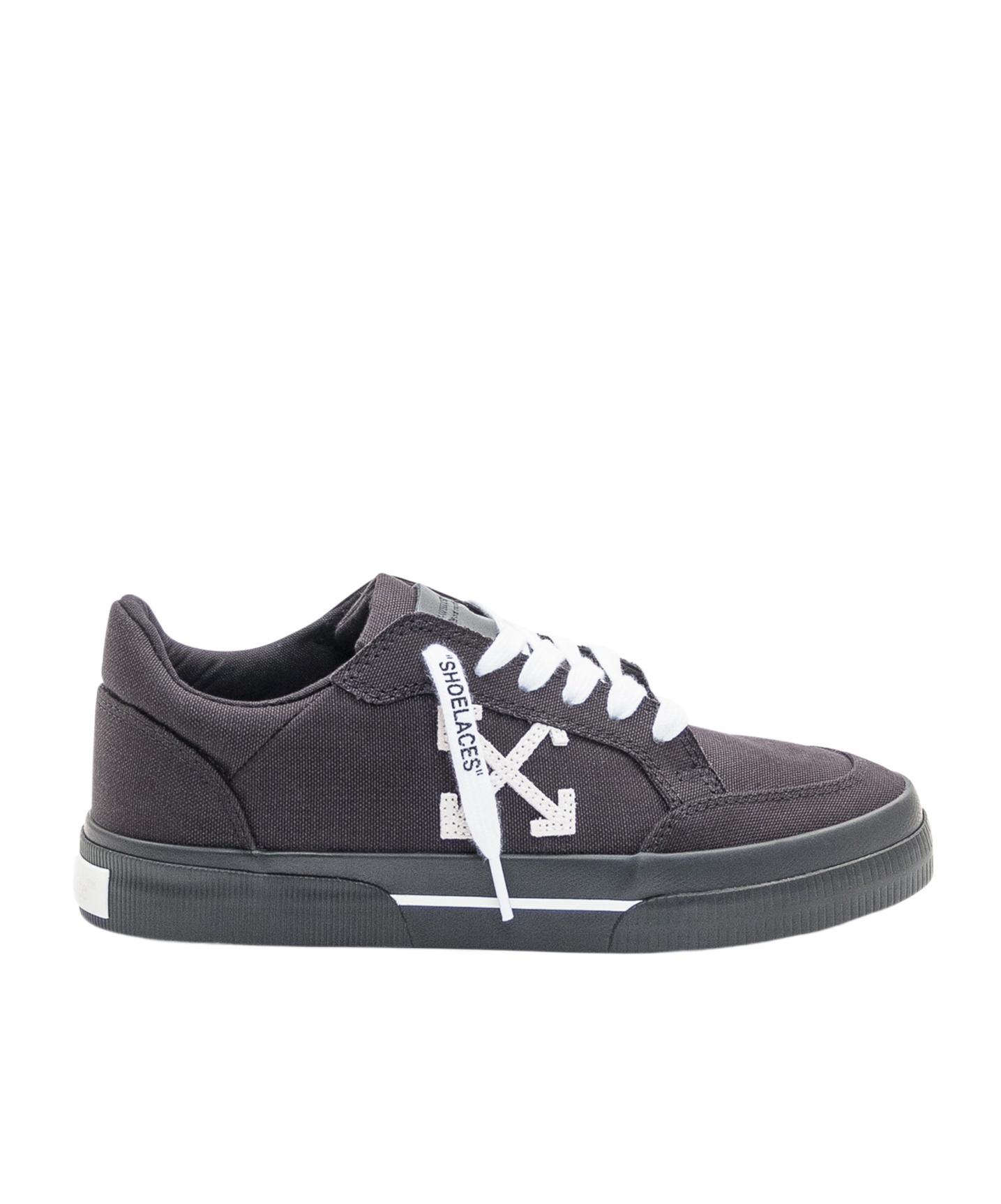 Off-white Lace-up Low-top Casual Shoes In Black