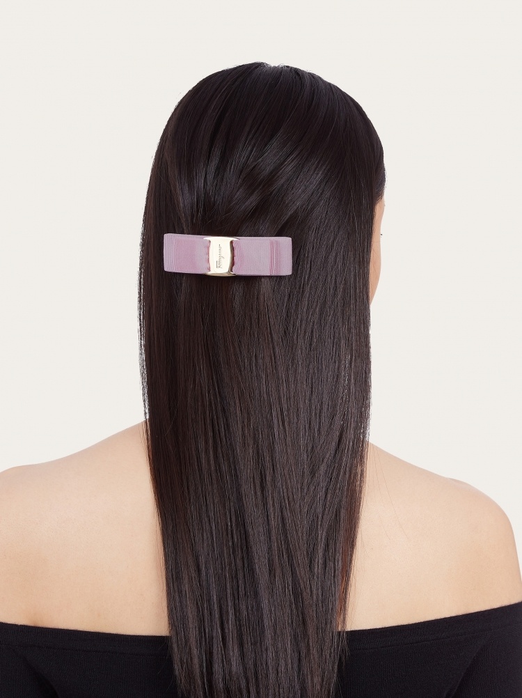 Ferragamo Logo Hair Accessories In Multicolor