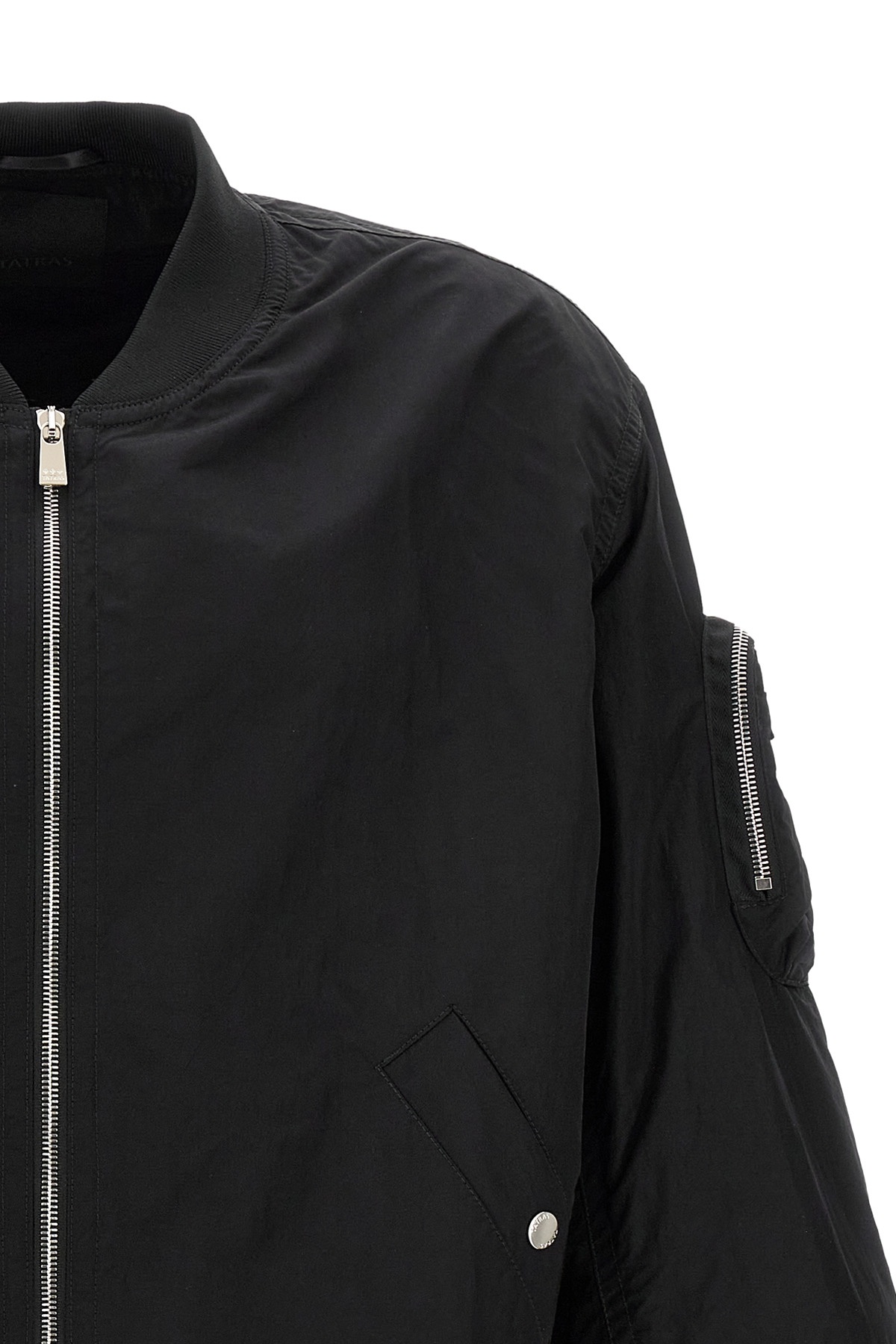 Tatras 'tomori' Flight Jacket With Ribbed Details In Black