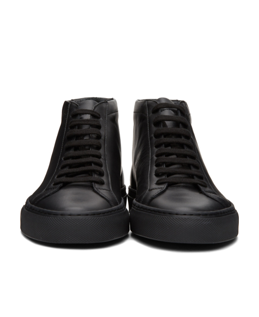 【関税込み】Common Projects ブラック レザー クロッグ COMMON PROJECTS（コモンプロジェクト）の「COMMON PROJECTS