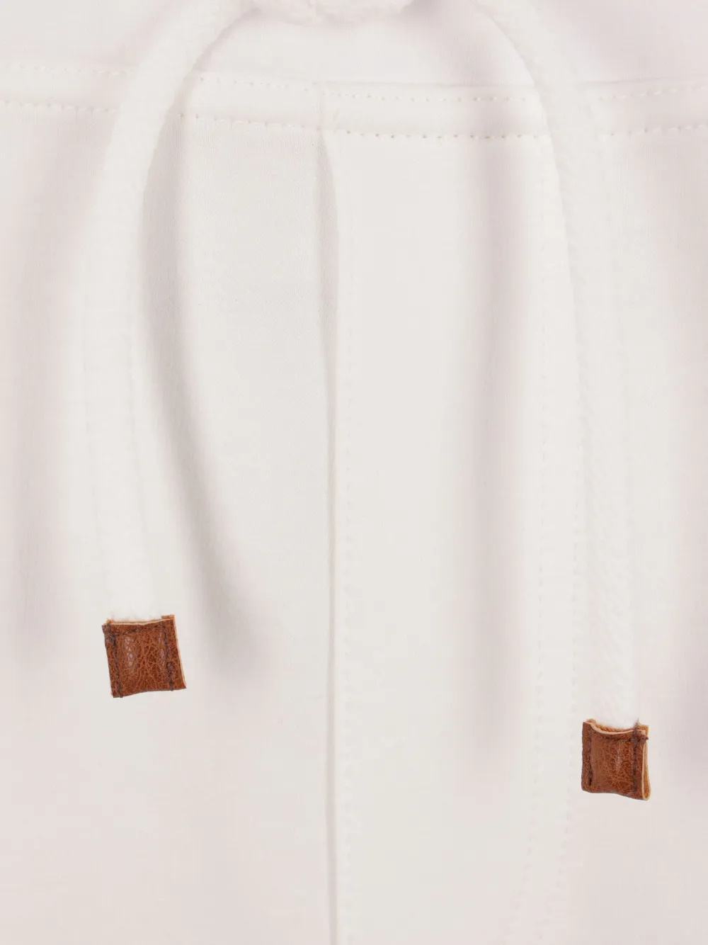 Brunello Cucinelli Cotton-blend Track Pants In White