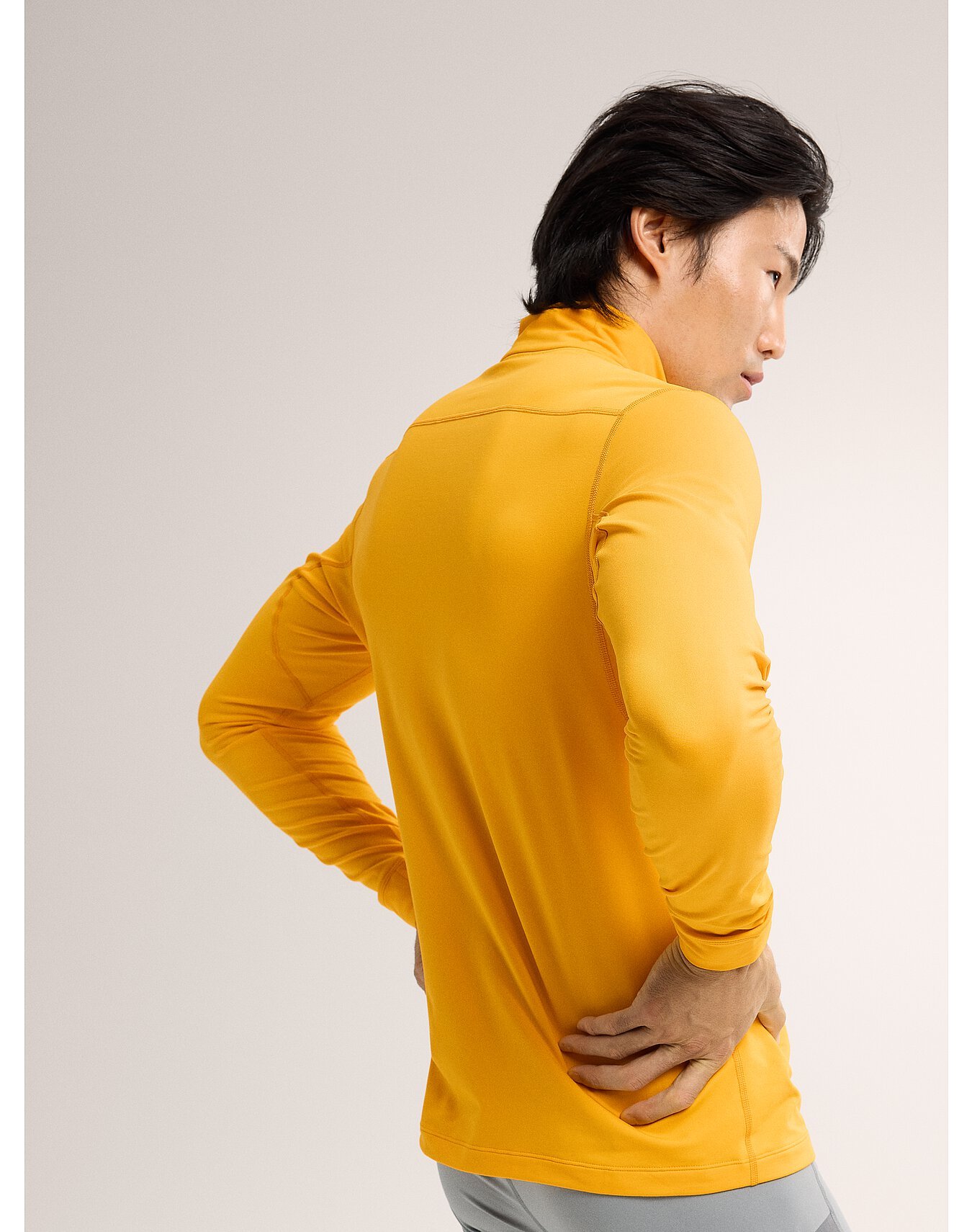 Arc'teryx Zipper Collar Sweatshirt In Yellow