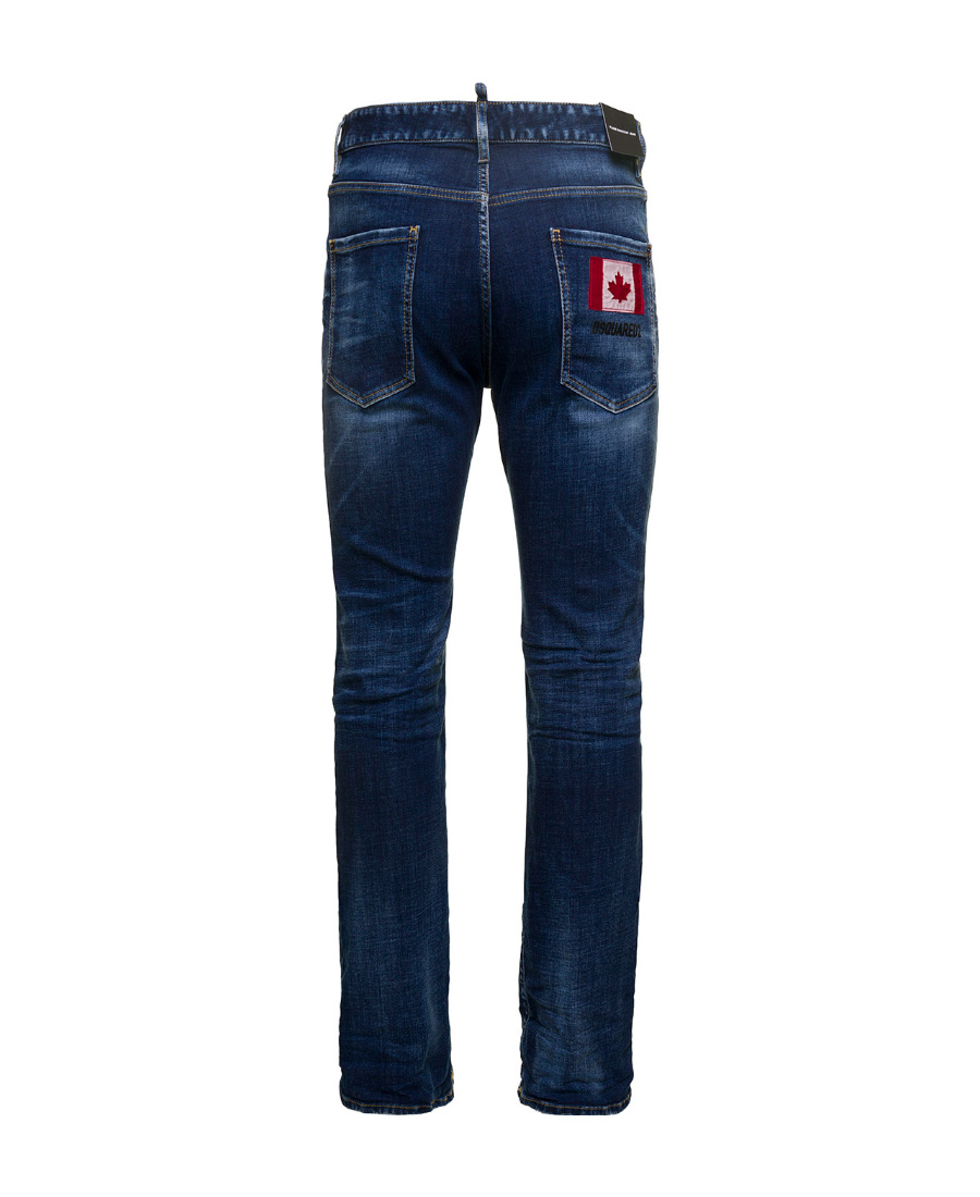 DSQUARED2 LOW-RISE STRAIGHT-LEG JEANS