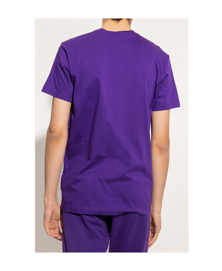 Dsquared2 Icon-print Cotton T-shirt In Purple
