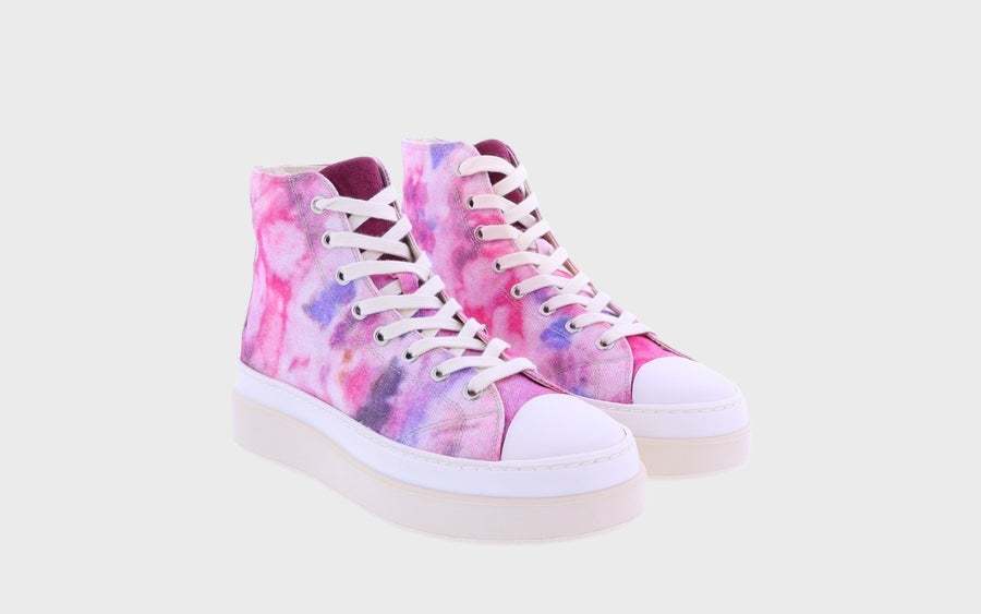 Isabel Marant Hi-top Lace-up Sneakers In Purple