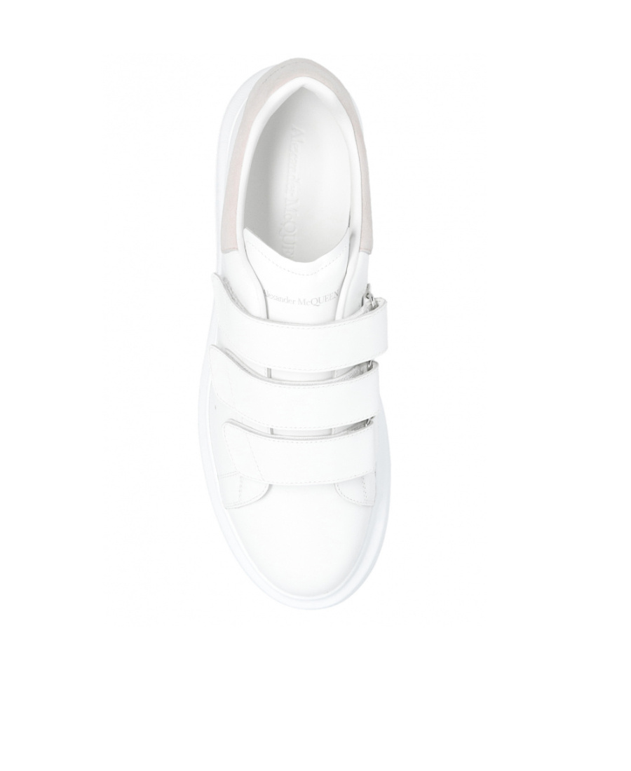 Alexander Mcqueen Oversize Touch-strap Sneakers In White
