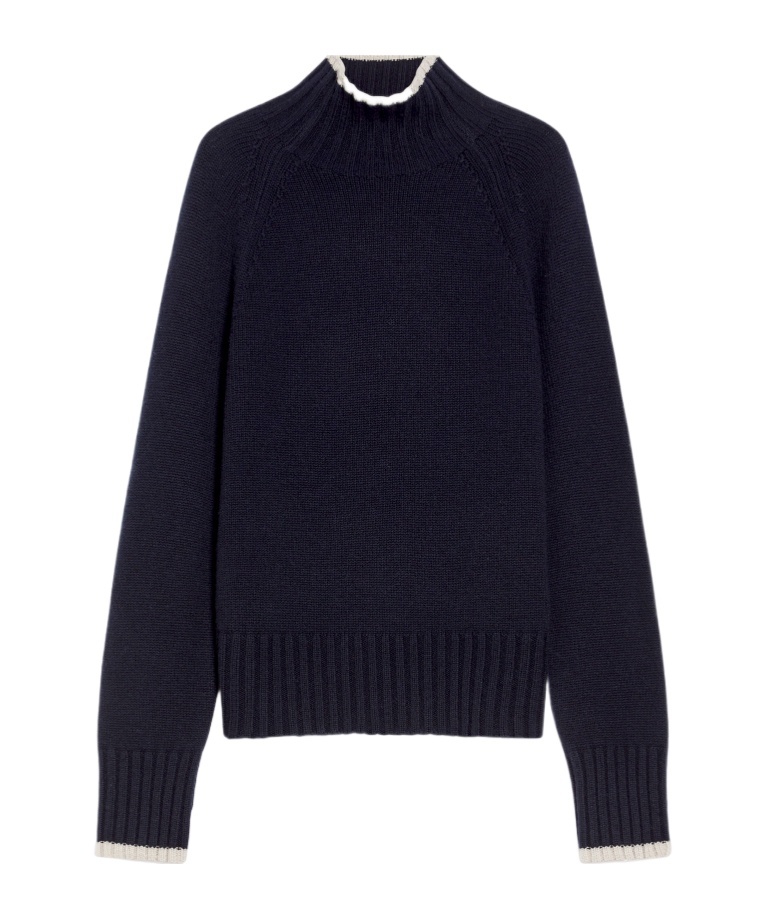 Max Mara Wool And Cashmere Turtlenecks In Black