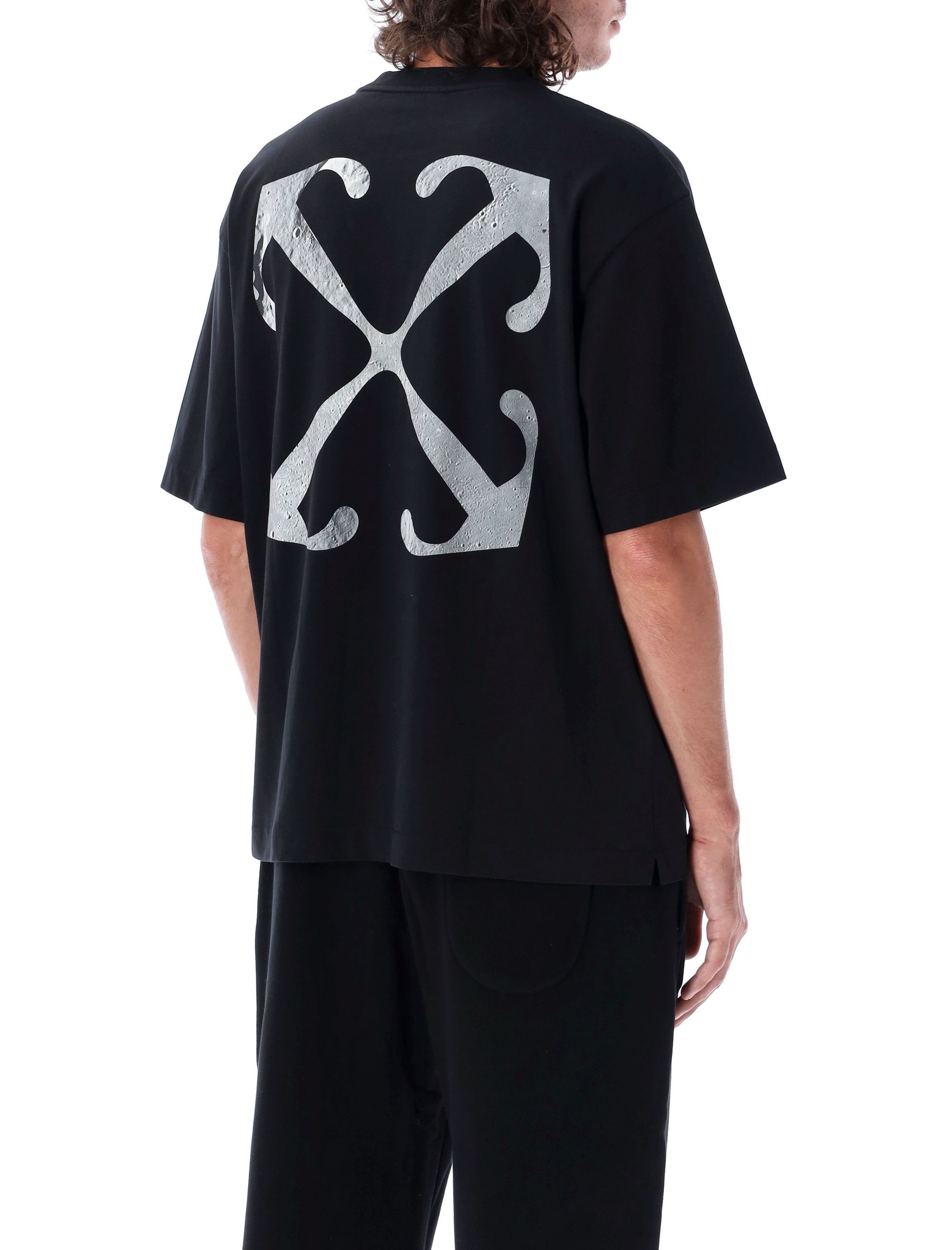 Off-white Logo-print Short-sleeve T-shirt In Black